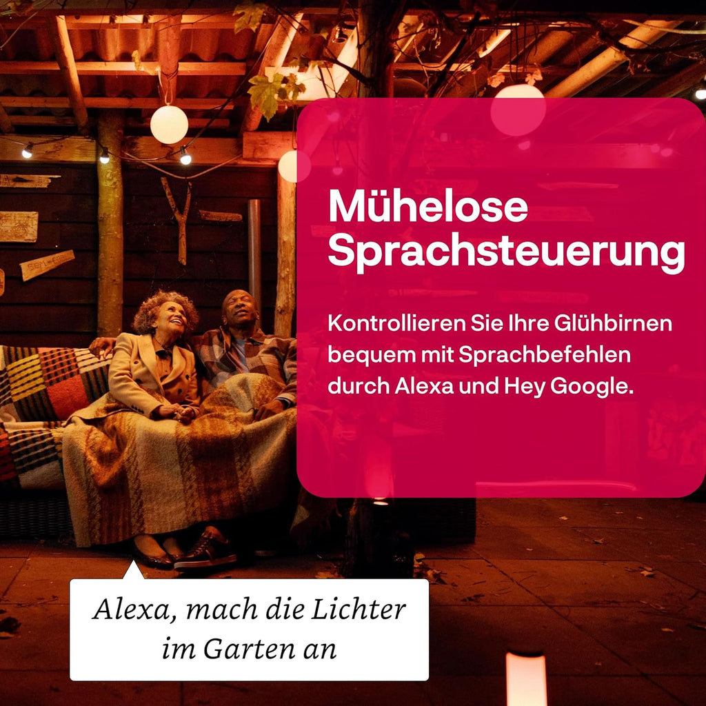 innr Smart Gartenstrahler, Zigbee, Funktioniert mit Hue* und Alexa (Bridge erforderlich), White & Color, LED Strahler, Spotlicht außen, Außenlampe, IP67 wasserdicht, Komplettset (3-Pack)