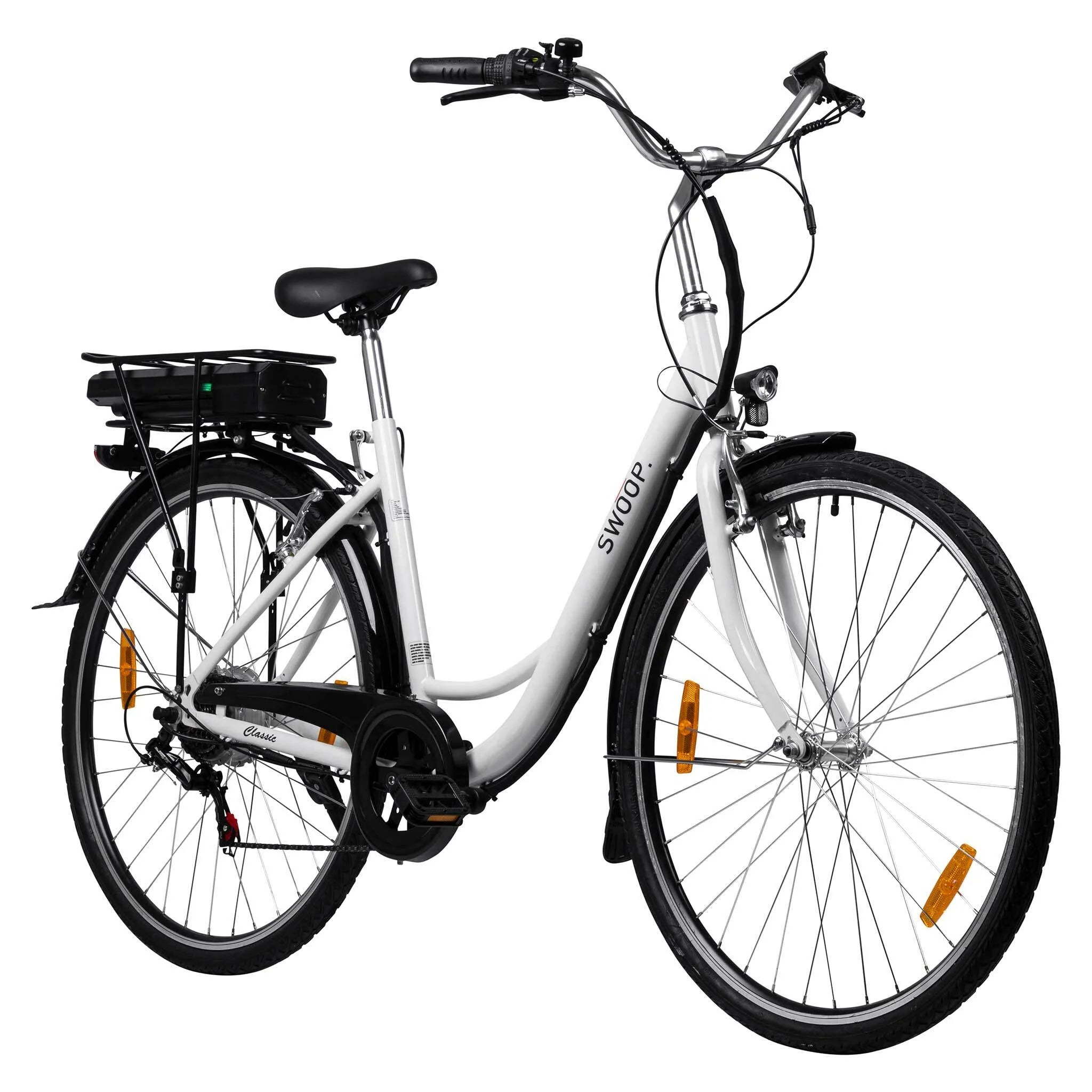 Swoop E-Bike Classic, donna 28 bianco