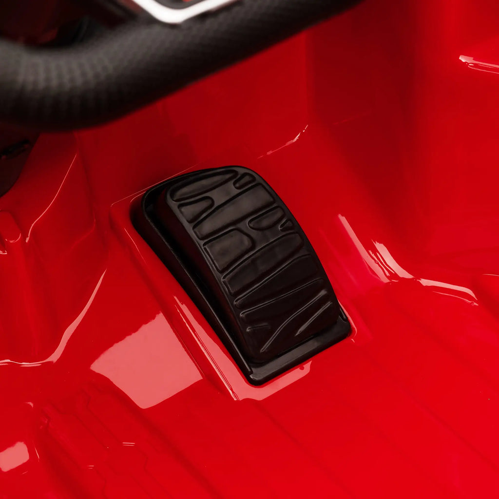 HOMCOM Auto Elettrica per Bambini con Telecomando e Funzione Musicale Rosso