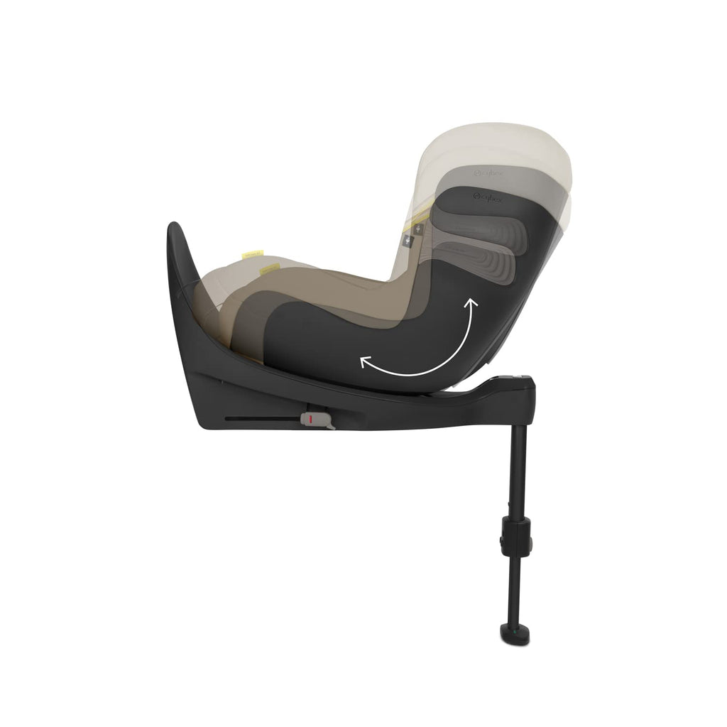 CYBEX Gold Kinder-Autositz Sirona S2 i-Size, Ab ca. 3 Monaten bis 4 Jahren, Max. 18 kg, SensorSafe kompatibel, Granite Black