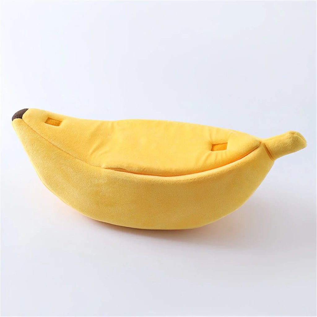 Accogliente letto a banana per gatti – Il posto perfetto per dormire per il tuo felino domestico