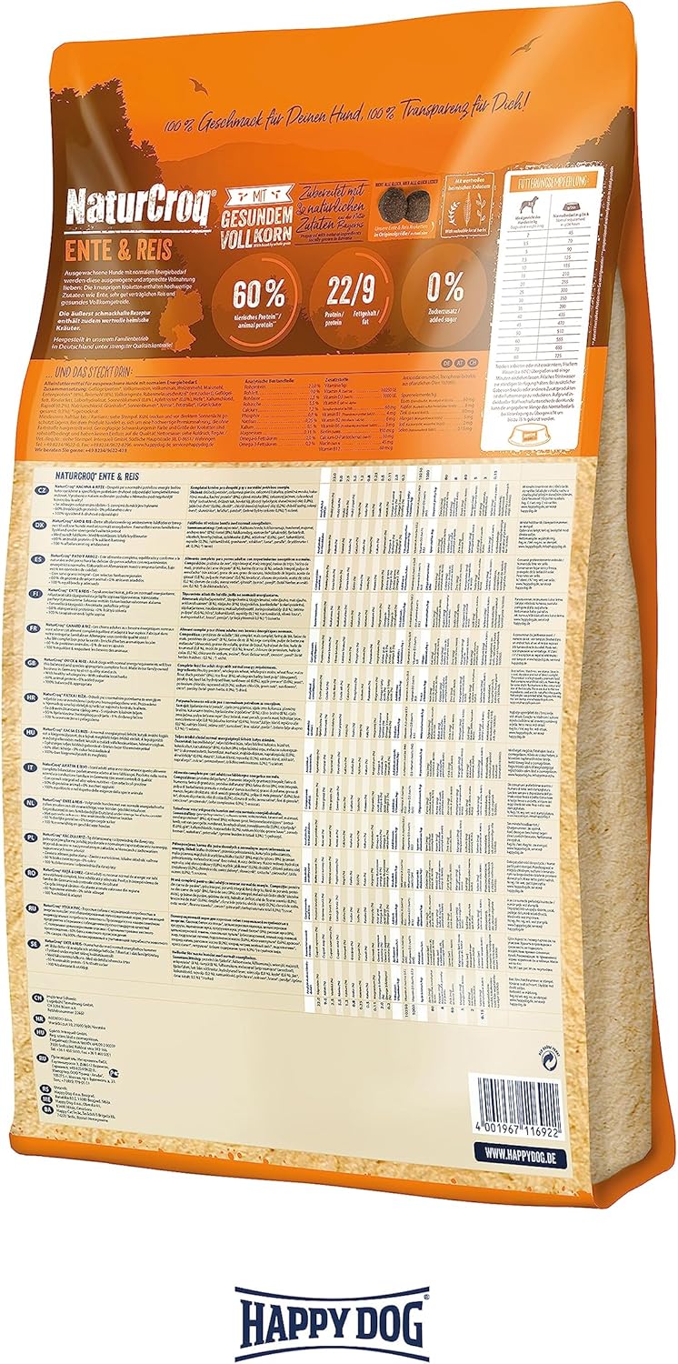 Happy Dog Premium NaturCroq Grainfree 15 kg