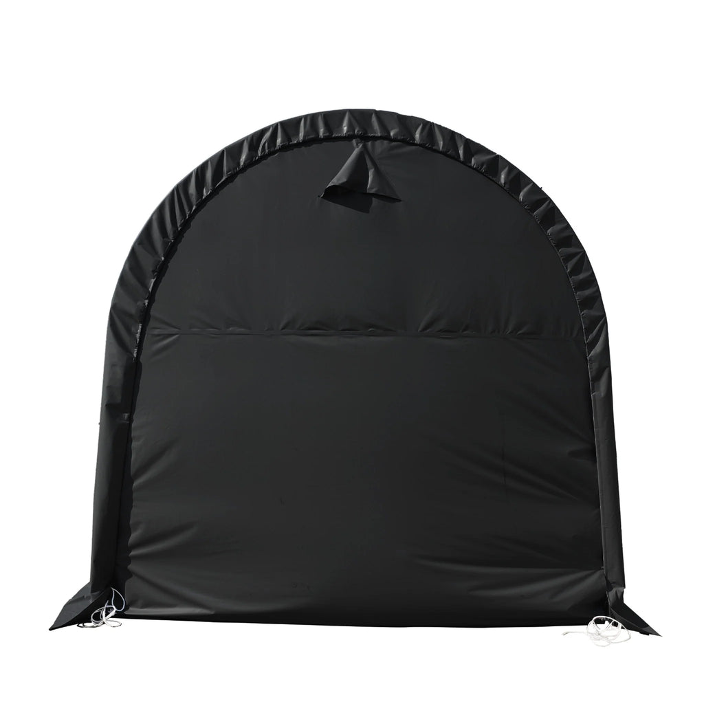 Fornorth Zeltgarage 4x8m, schwarz