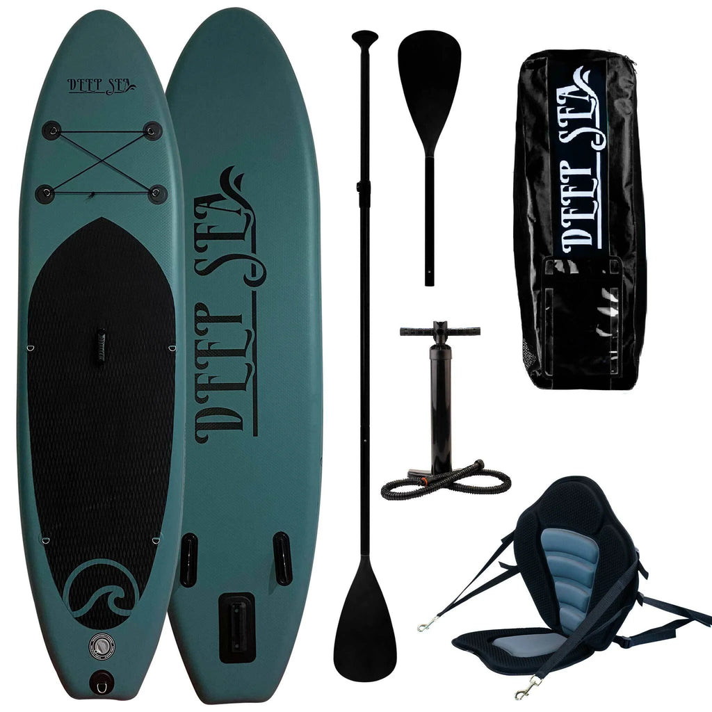 Set Tavola SUP Deep Sea Kayak pro 300cm, Verde