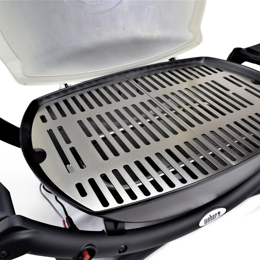 Griglie in acciaio inox per Weber Q300/3000 | lavabili in lavastoviglie - set da 2 pezzi