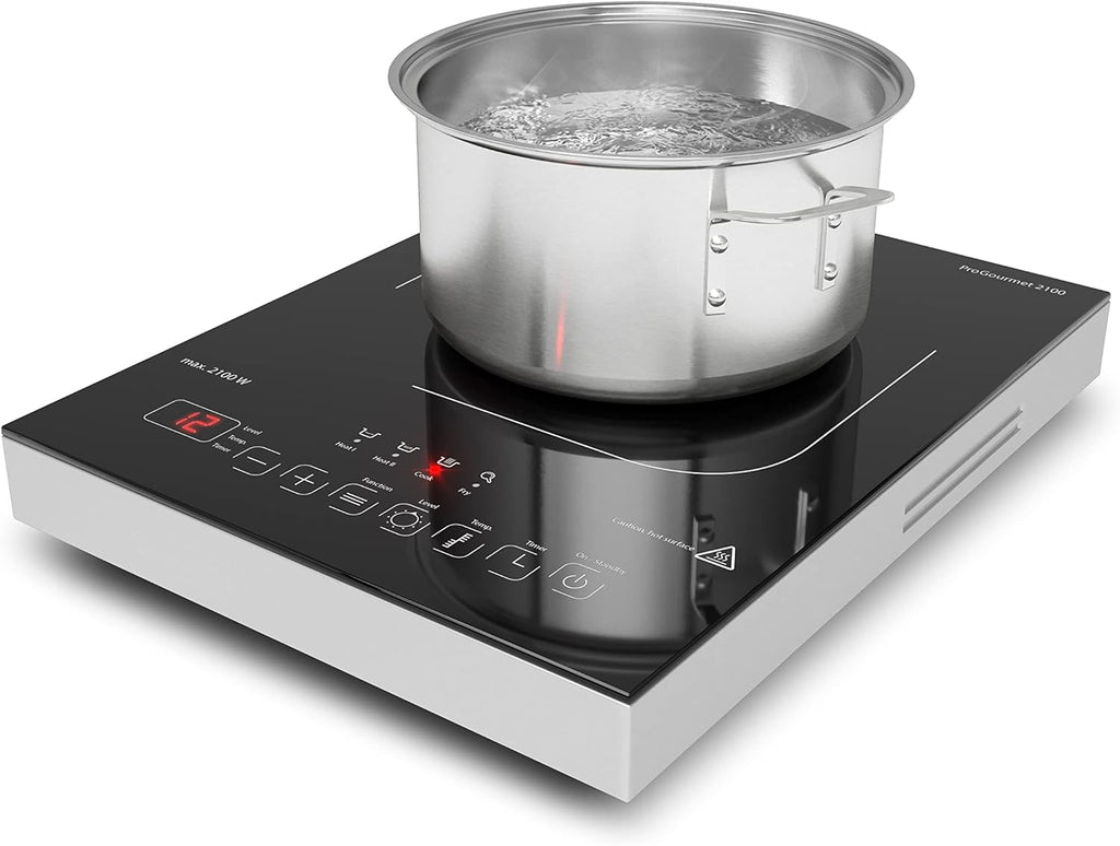 CASO Pro Gourmet 3500 - Mobiles Doppel- Induktionskochfeld, Testsieger Haus & Garten Test, max. 3500 Watt, 60-240°C, 12 Leistungsstufen, für Topfgrößen bis 22cm