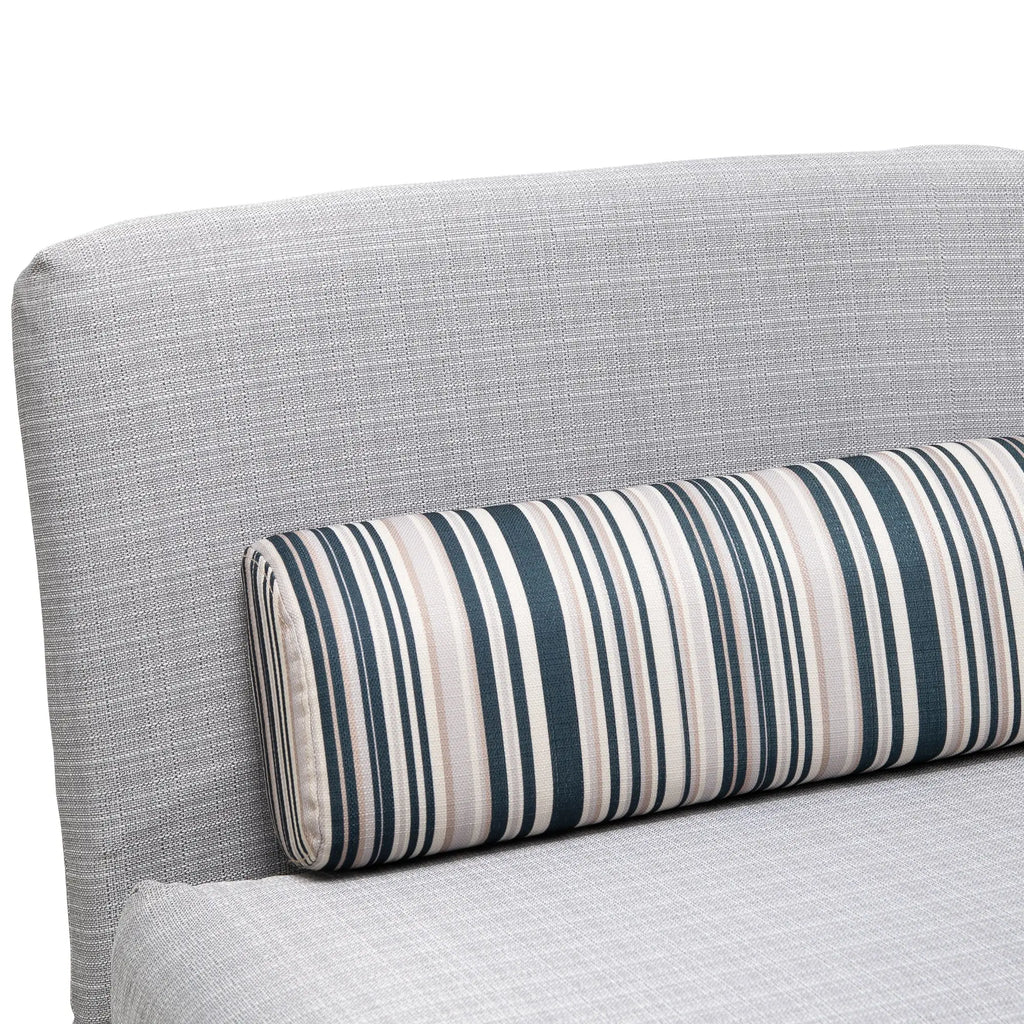 HOMCOM Poltrona Letto 2-in-1 con Schienale Regolabile