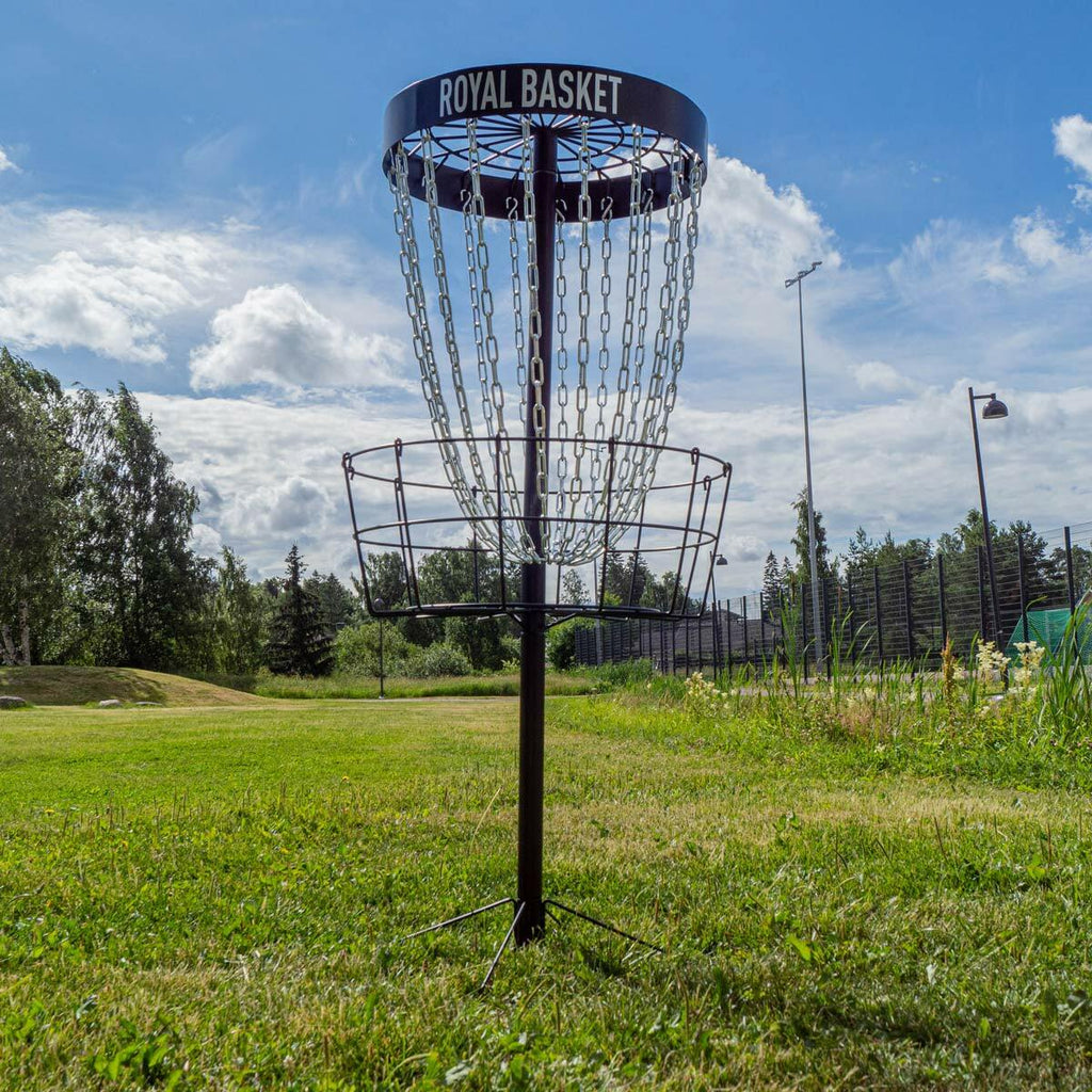 Viking Discs Royal Basket Discgolf Korb, Black Edition
