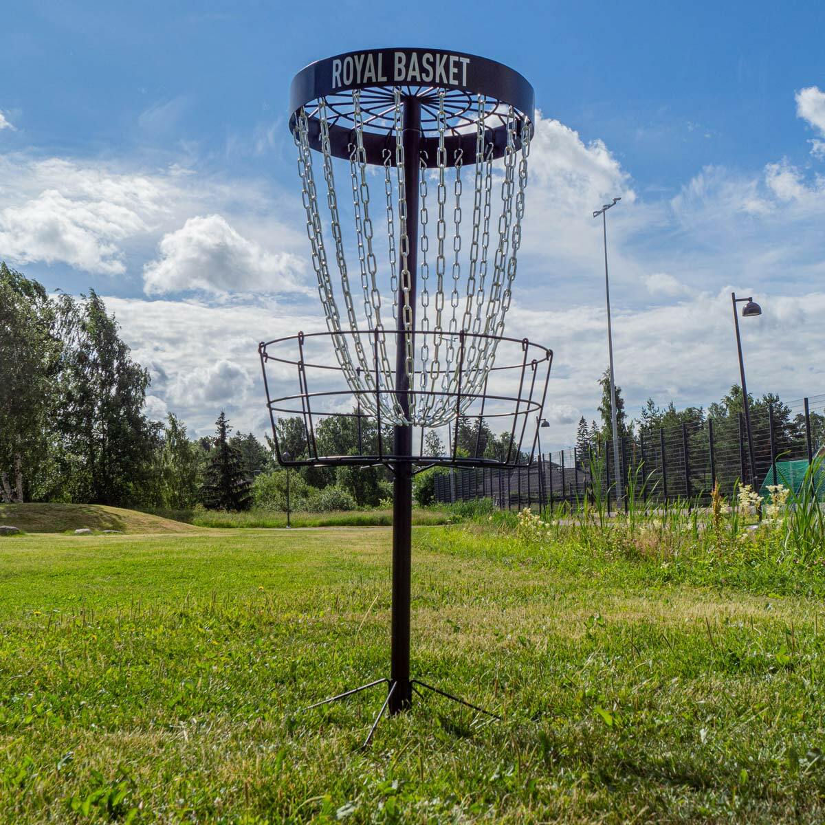 Viking Discs Royal Basket Discgolf Korb, Black Edition