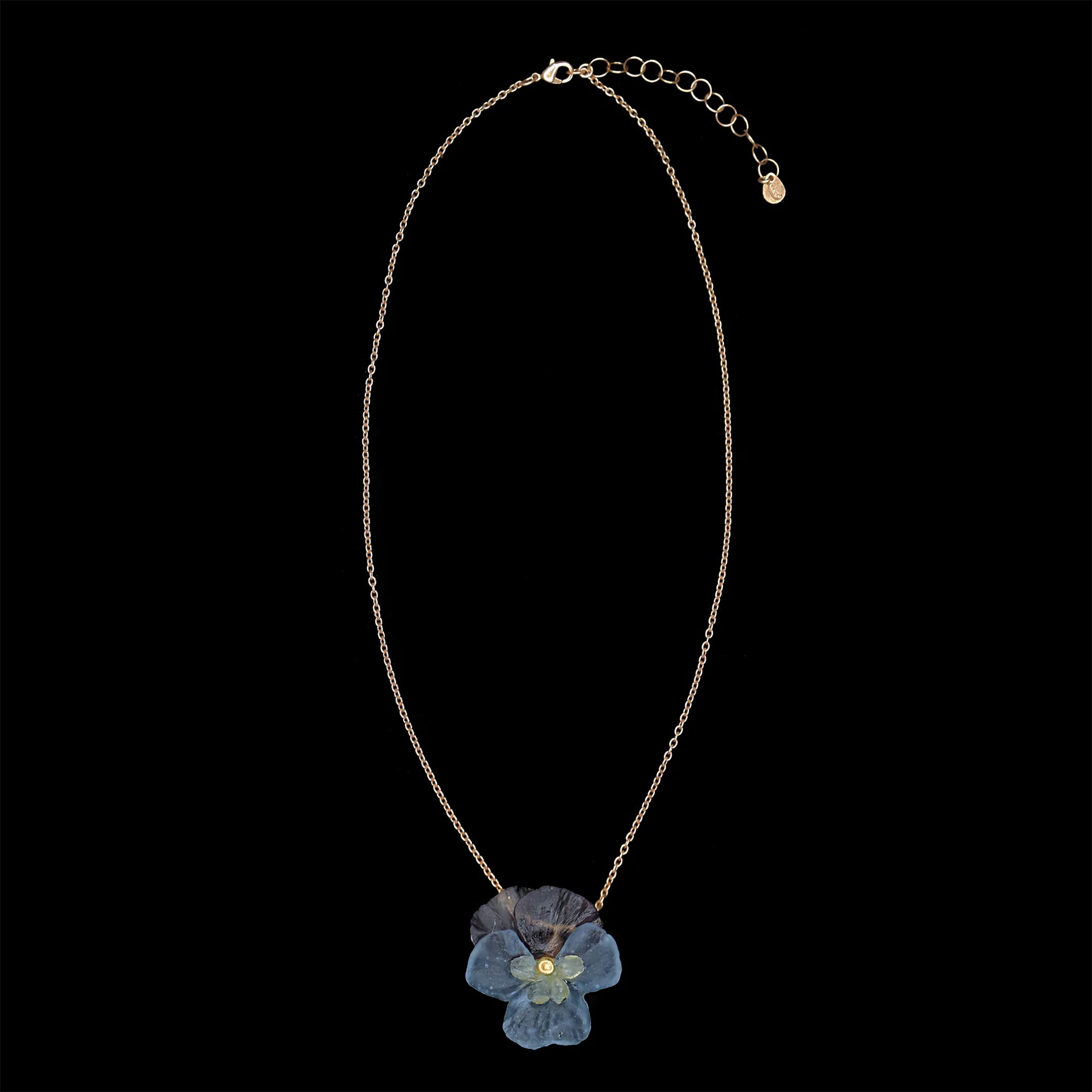 Stiefmütterchen Kette - Blumenanhnger