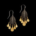 Bahamian Lorbeer - Multi Ohrhnger Gold/Gunmetal