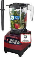 OmniBlend Smoothie Maker 2L in schwarz I Smoothie Mixer inkl. BPA-freiem Behlter & 6-Klingen-System aus Edelstahl I Mixer Smoothie Maker ideal für grüne Smoothies I Standmixer mit 3 PS Motor