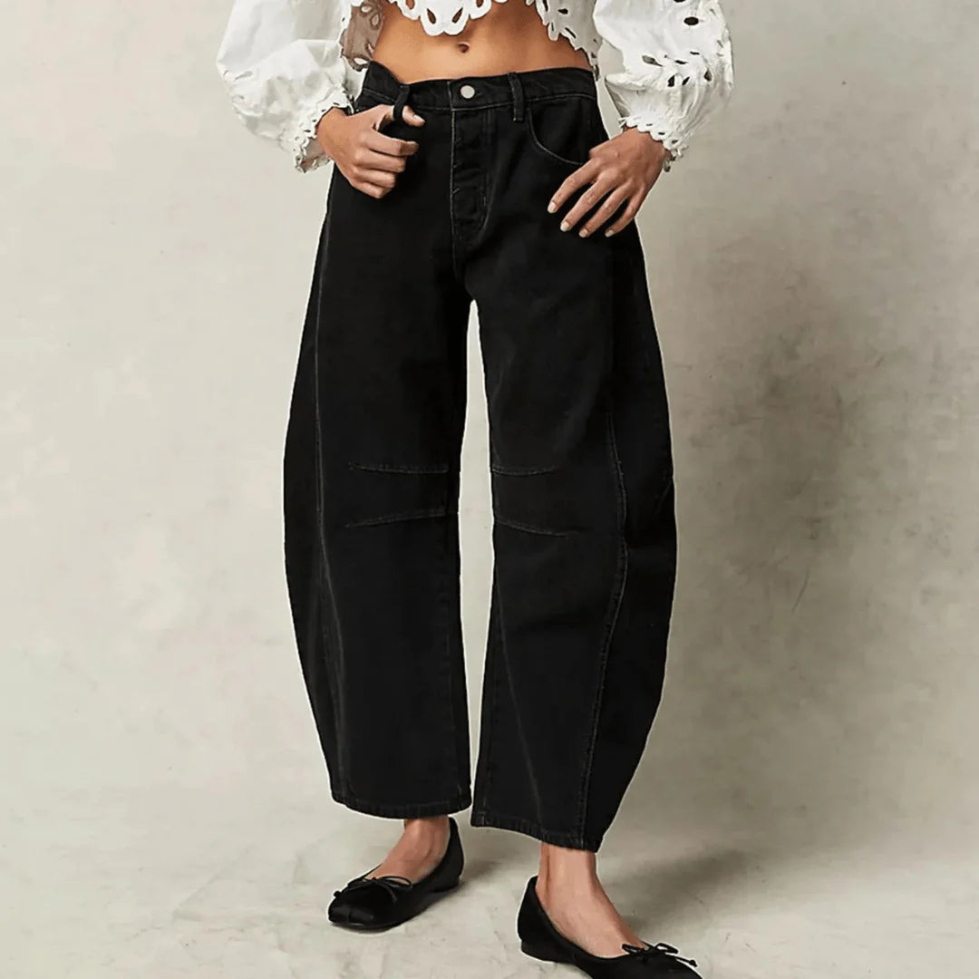 Hermina - Bequeme Jeans mit weitem Bein