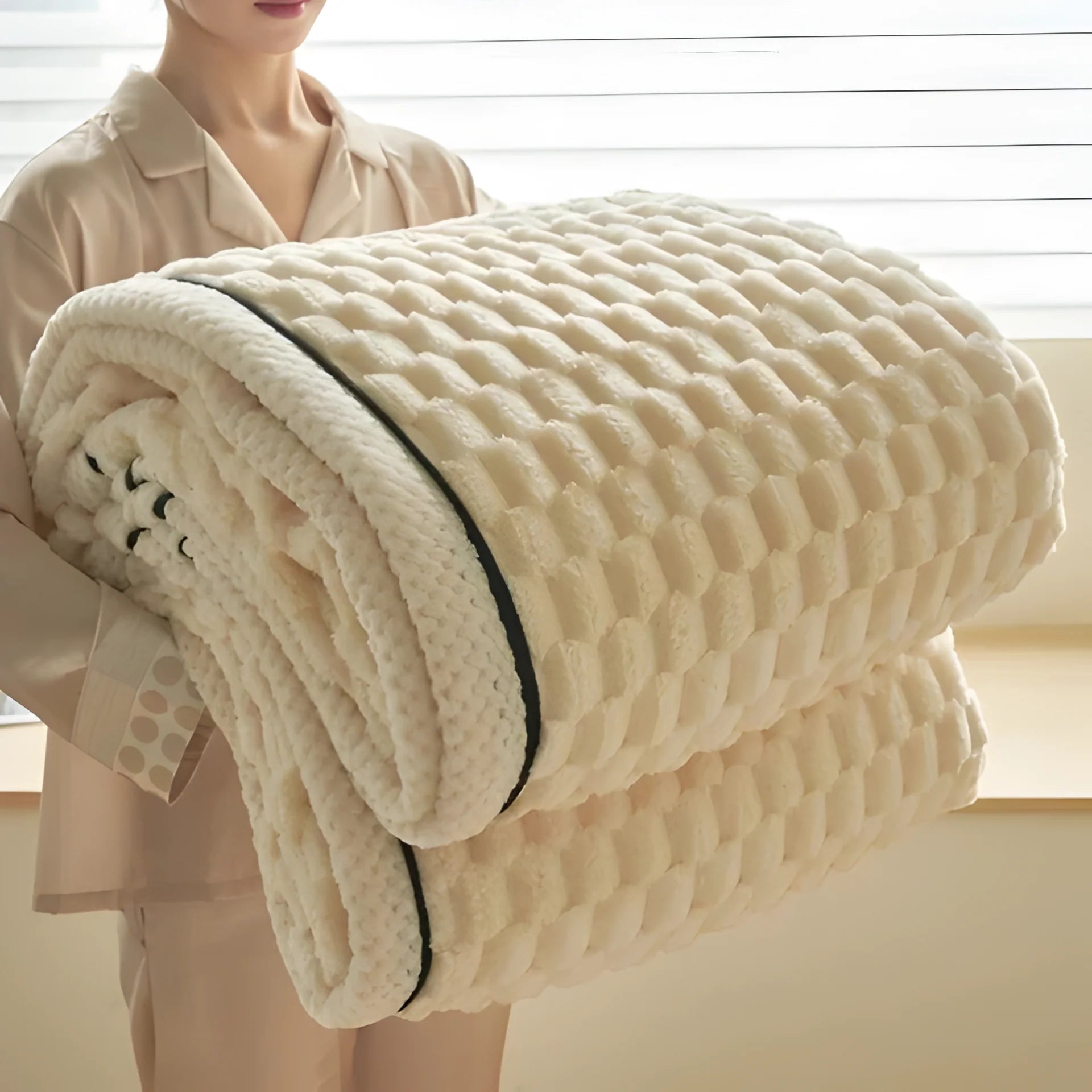 Premium FleeceDream Decke – Gemütliche Fleecedecke für Sofa, Bett und unterwegs