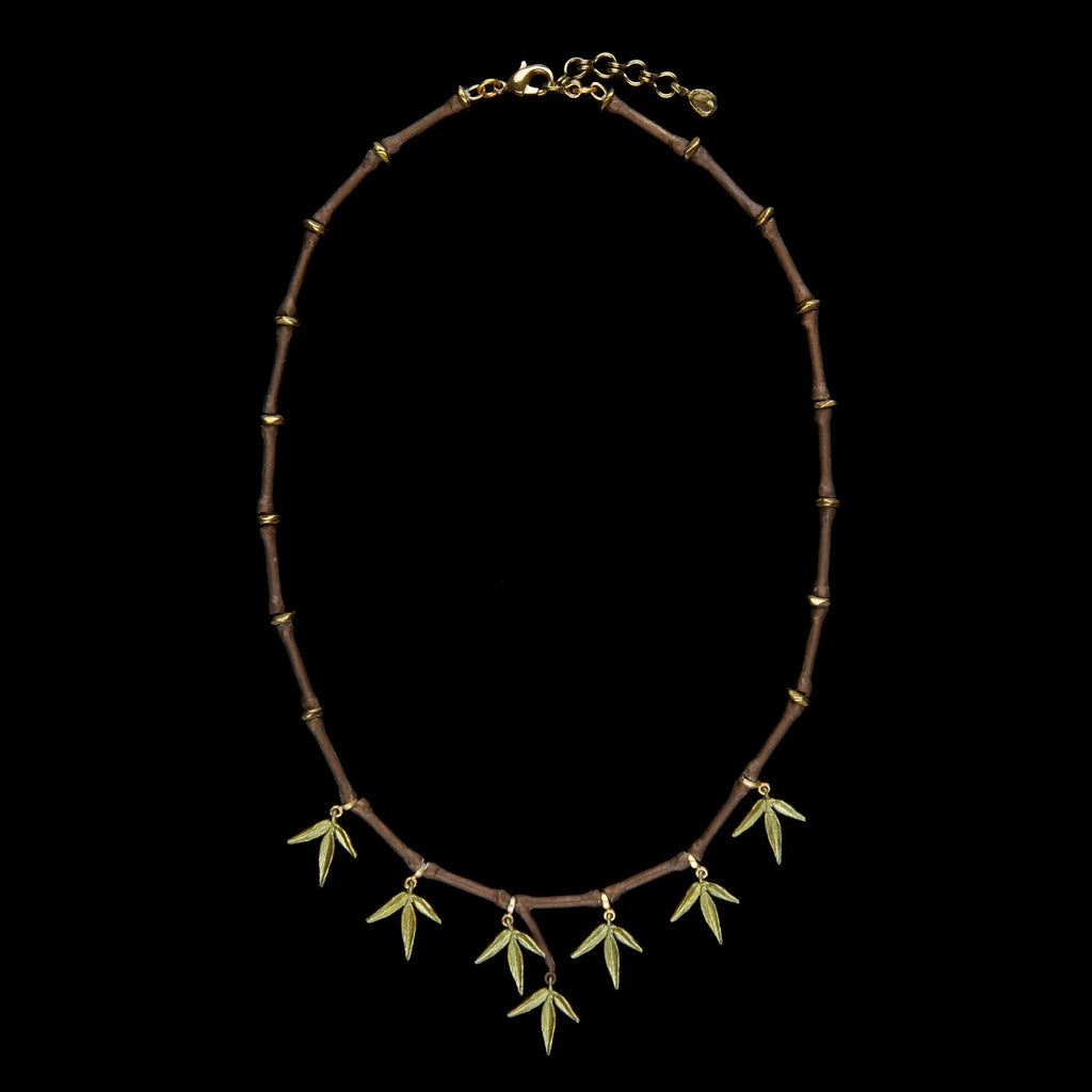 Bambus - Tropfen Collier