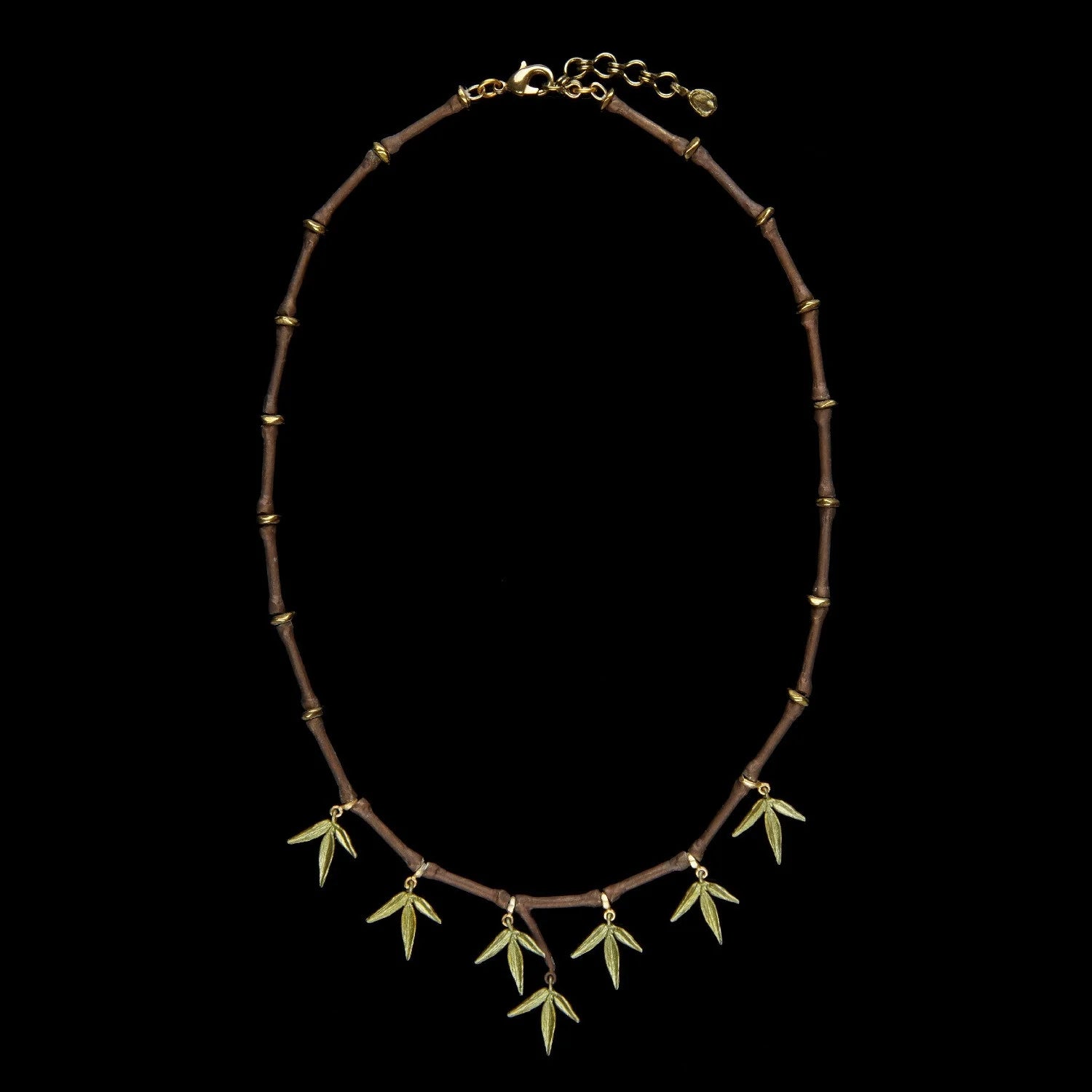 Bambus - Tropfen Collier