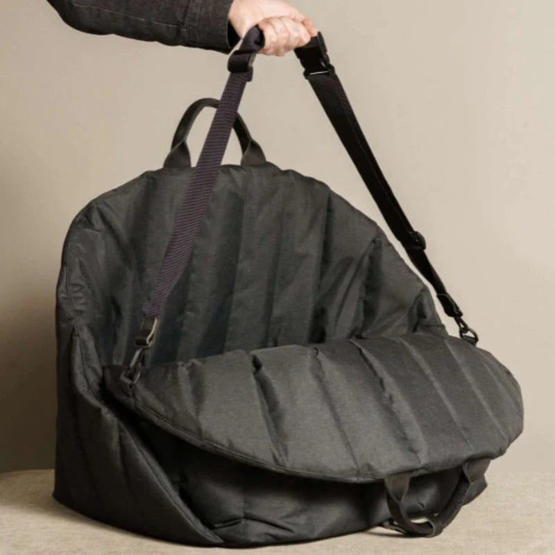 2-in-1 Luxus Hundetragetasche und Autositztasche