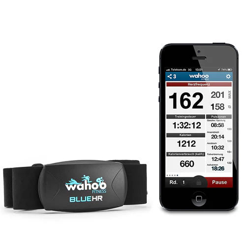 Fascia cardio Wahoo Fitness Blue HR per iPhone 4S, iPhone 5, 5C e 5S