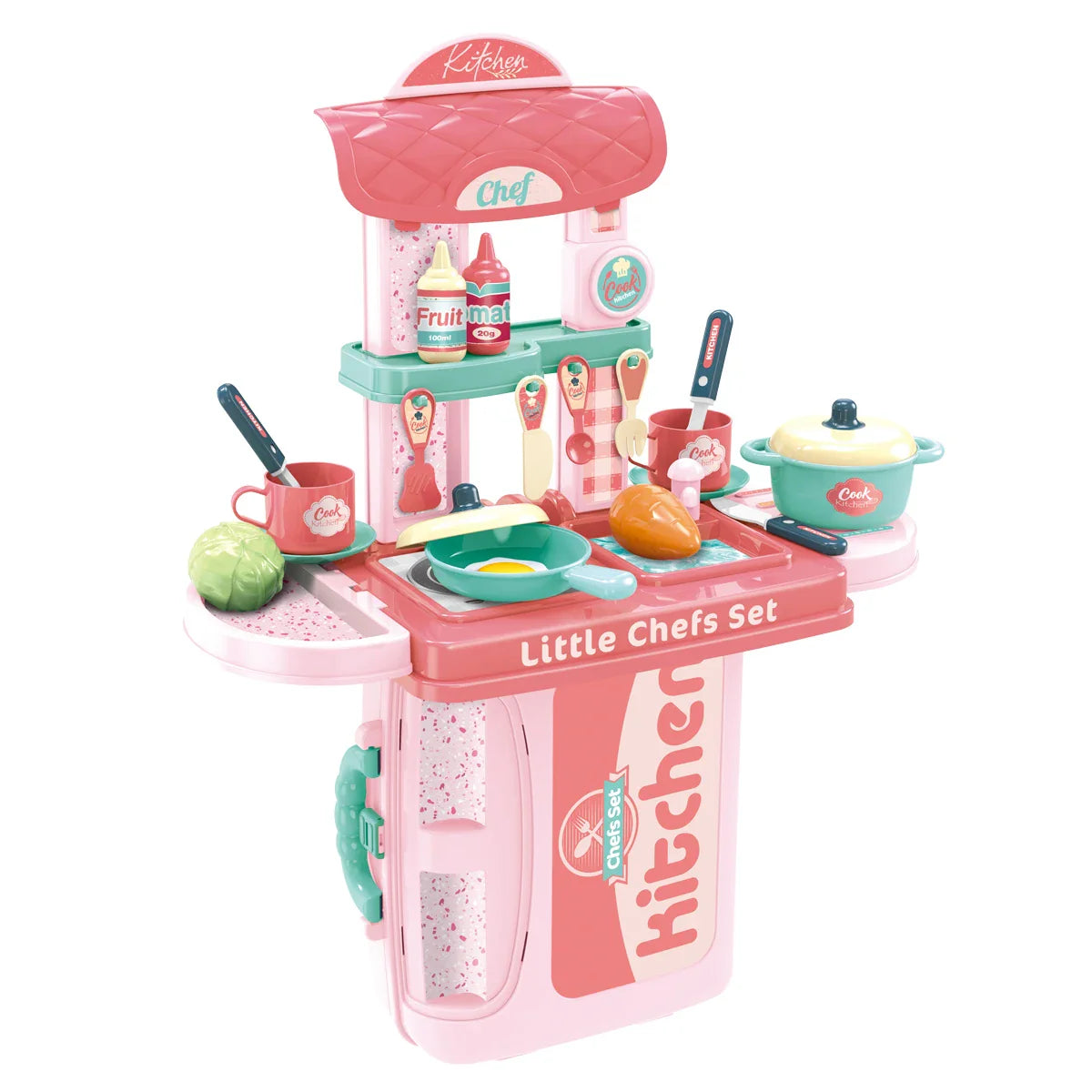 Kitchen Suitcase - Cucina da Viaggio Esplosiva - Cucina Giocattolo
