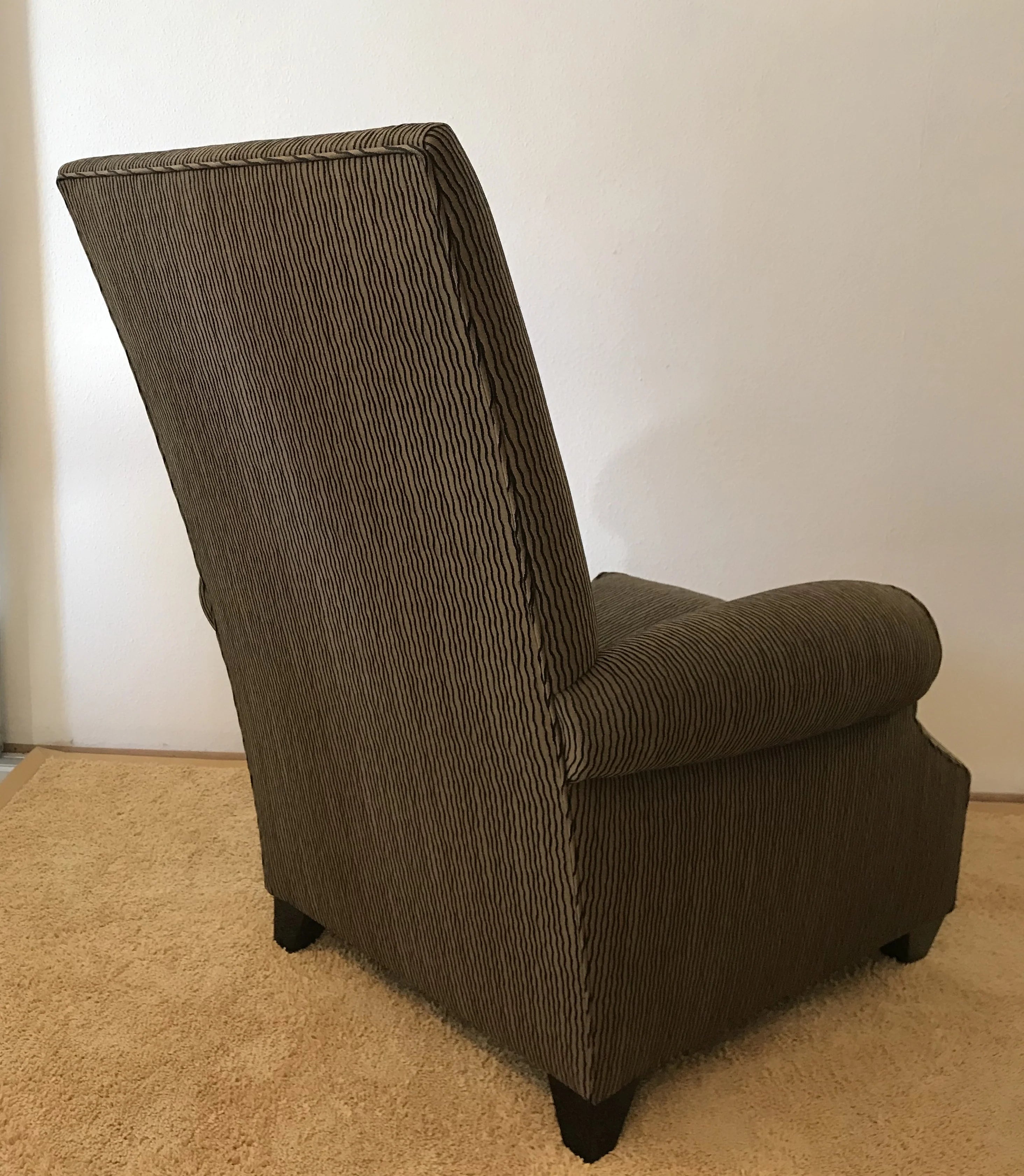Elegante poltrona reclinabile con schienale alto Kensington