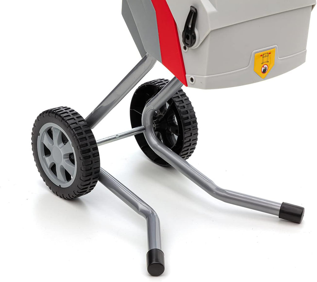 IKRA Elektro Gartenhäcksler Messerhäcksler IMH 2500, inkl. Schutzbrille, Fangsack, inkl. 2X Ersatz-Wendemesser
