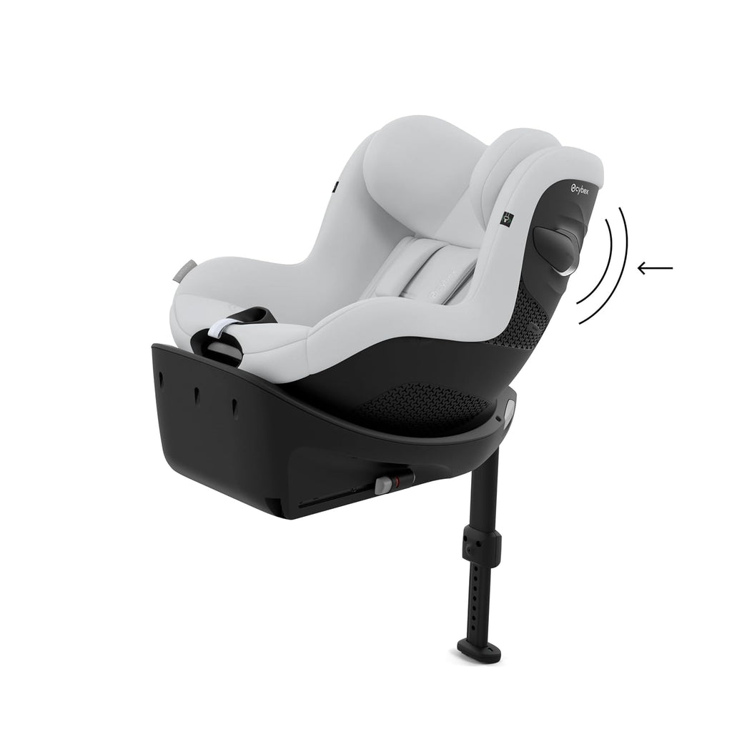Seggiolino auto CYBEX Gold Sirona Gi i-Size Plus con base, Da 3 mesi a 4 anni circa (Dalla nascita con inserto per neonati), Max. 20 kg, 61-105 cm (Da 40 cm con inserto per neonati), Stormy Blue