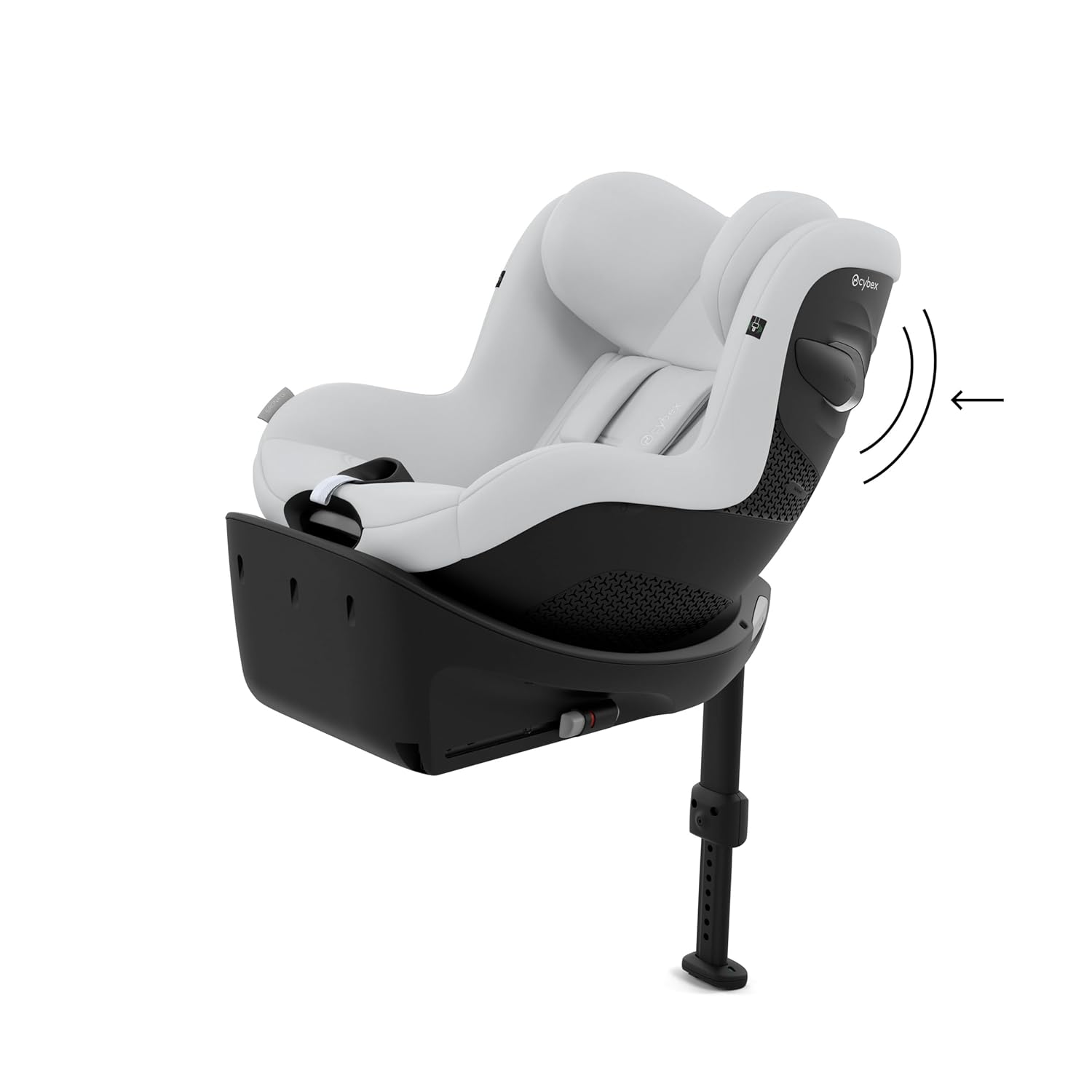 Seggiolino auto CYBEX Gold Sirona Gi i-Size Plus con base, Da 3 mesi a 4 anni circa (Dalla nascita con inserto per neonati), Max. 20 kg, 61-105 cm (Da 40 cm con inserto per neonati), Stormy Blue