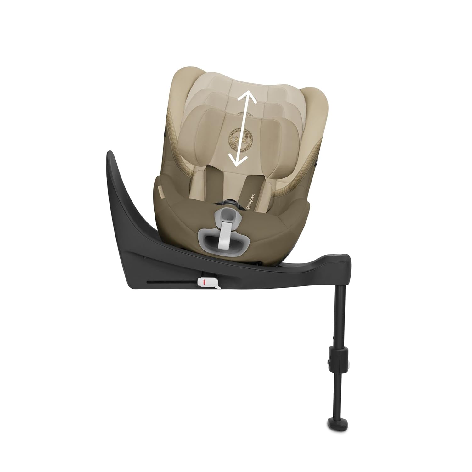 CYBEX Gold Kinder-Autositz Sirona S2 i-Size, Ab ca. 3 Monaten bis 4 Jahren, Max. 18 kg, SensorSafe kompatibel, Granite Black