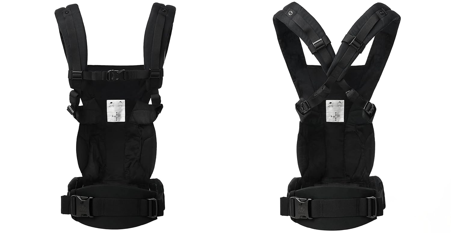 Ergobaby Omni Breeze Marsupio per Neonati dalla Nascita fino a 20 kg, Morbido Mesh SoftFlex a 4 Posizioni, Ergonomico, Porta Bebè, Natural Beige