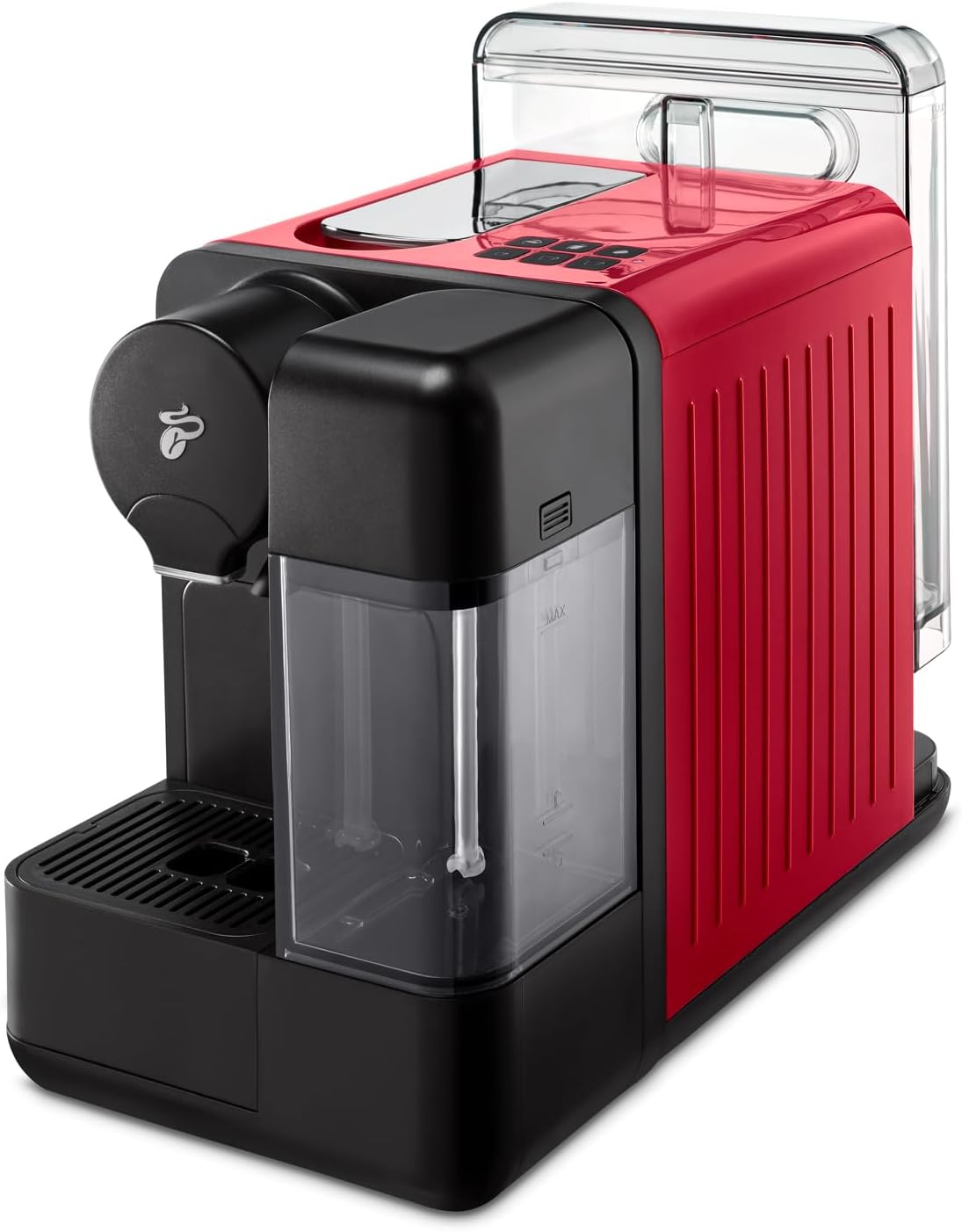 Tchibo Cafissimo „milk“ Kaffeemaschine Kapselmaschine inkl. 30 Kapseln für Caffè Crema, Espresso, Kaffee und Milchspezialitäten, Schwarz