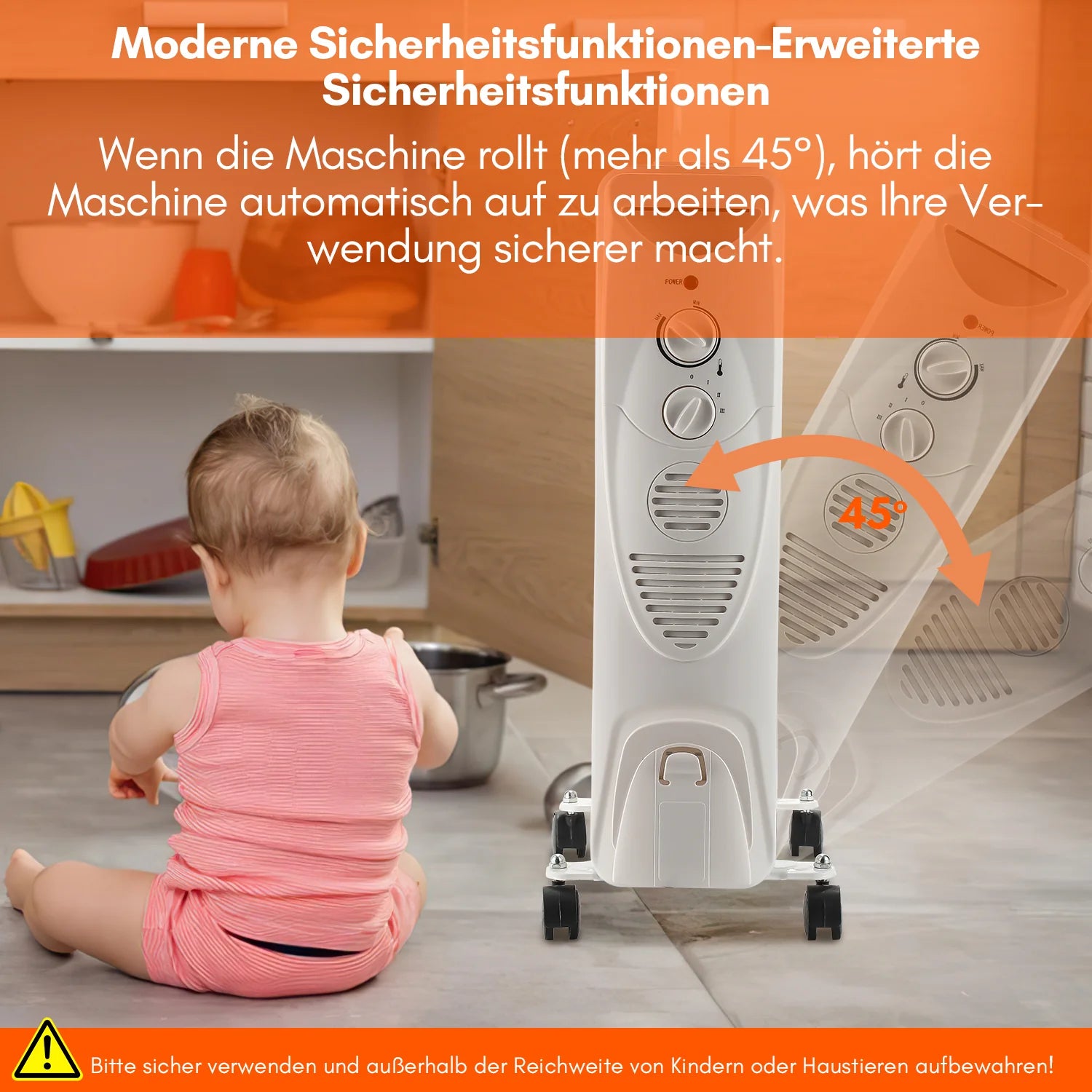 Sonnewelt lradiator 2000W Elektro Heizkrper