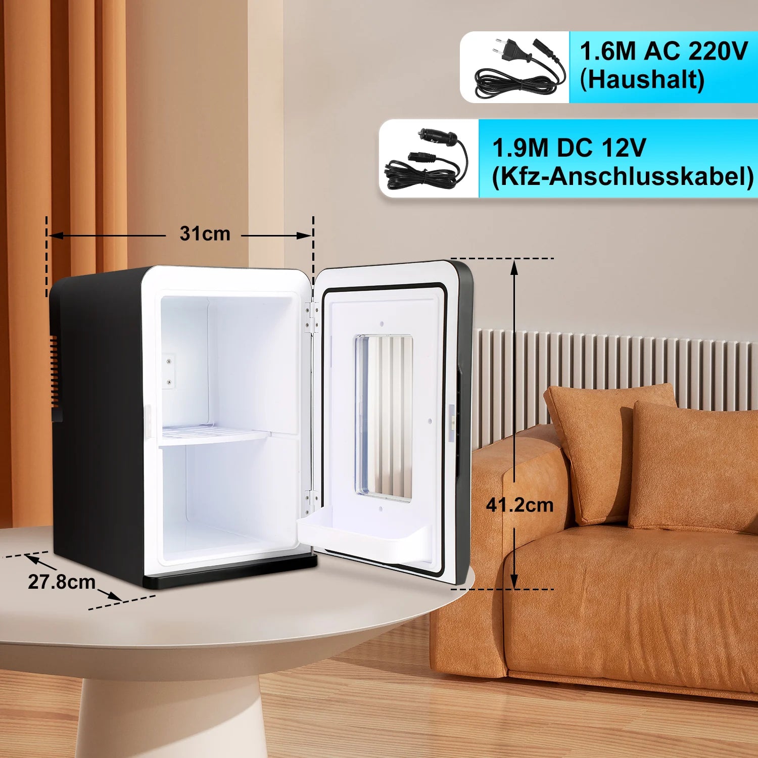 Sonnewelt Mini Frigorifero 2 in 1 da 15L