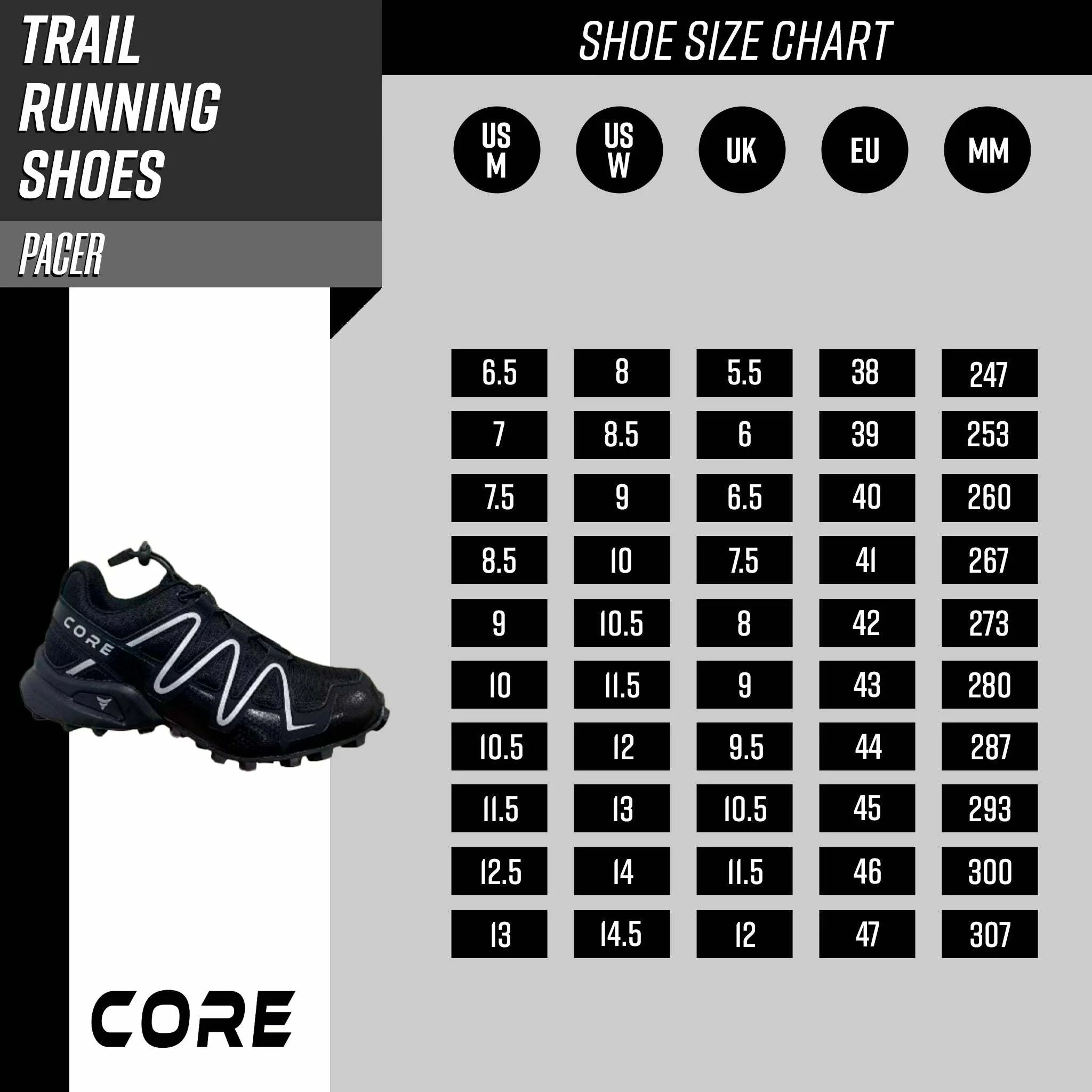 Scarpe da trail running Pacer