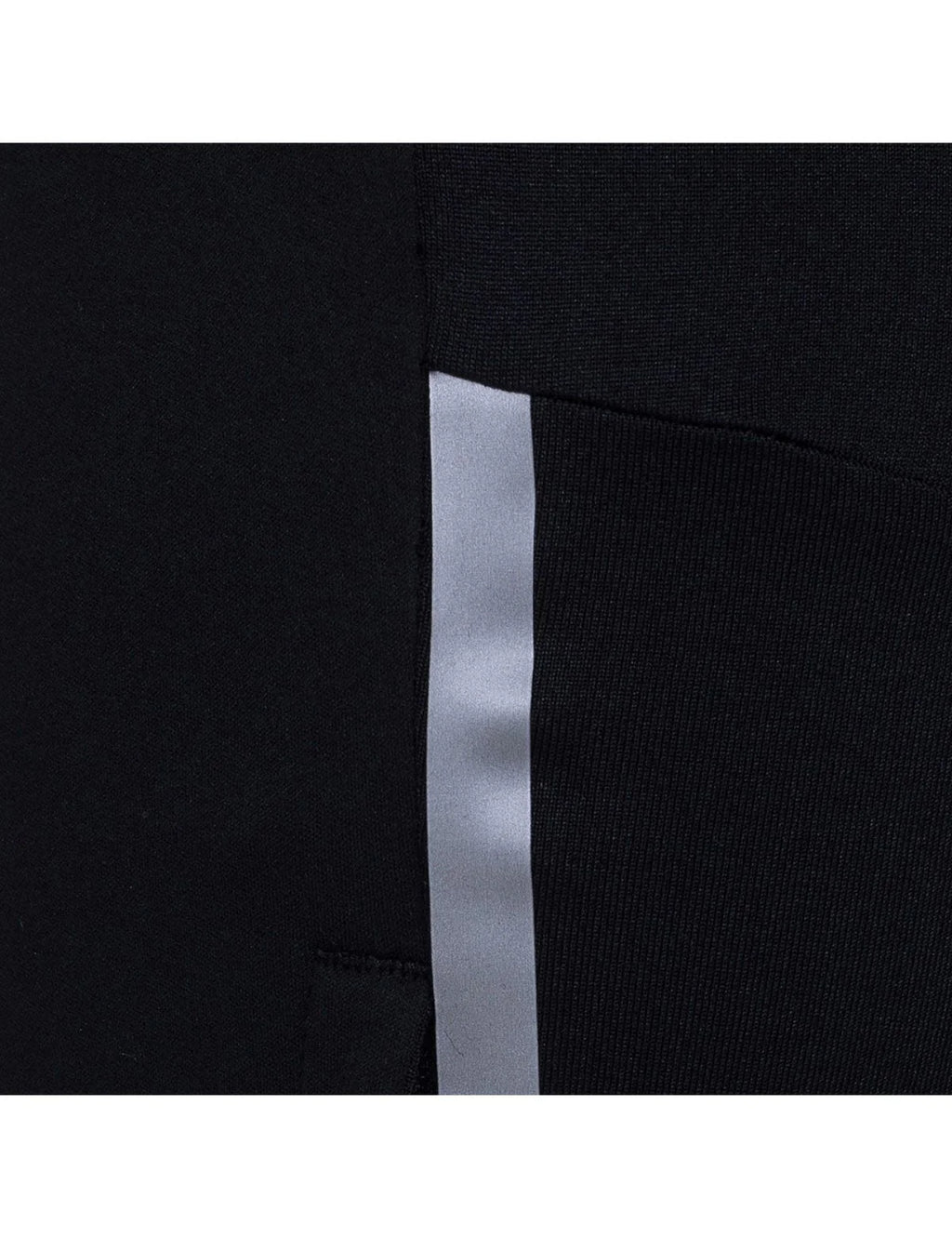 Herren Winter Thermo Laufhose Lang Pro Team Schwarz Silber