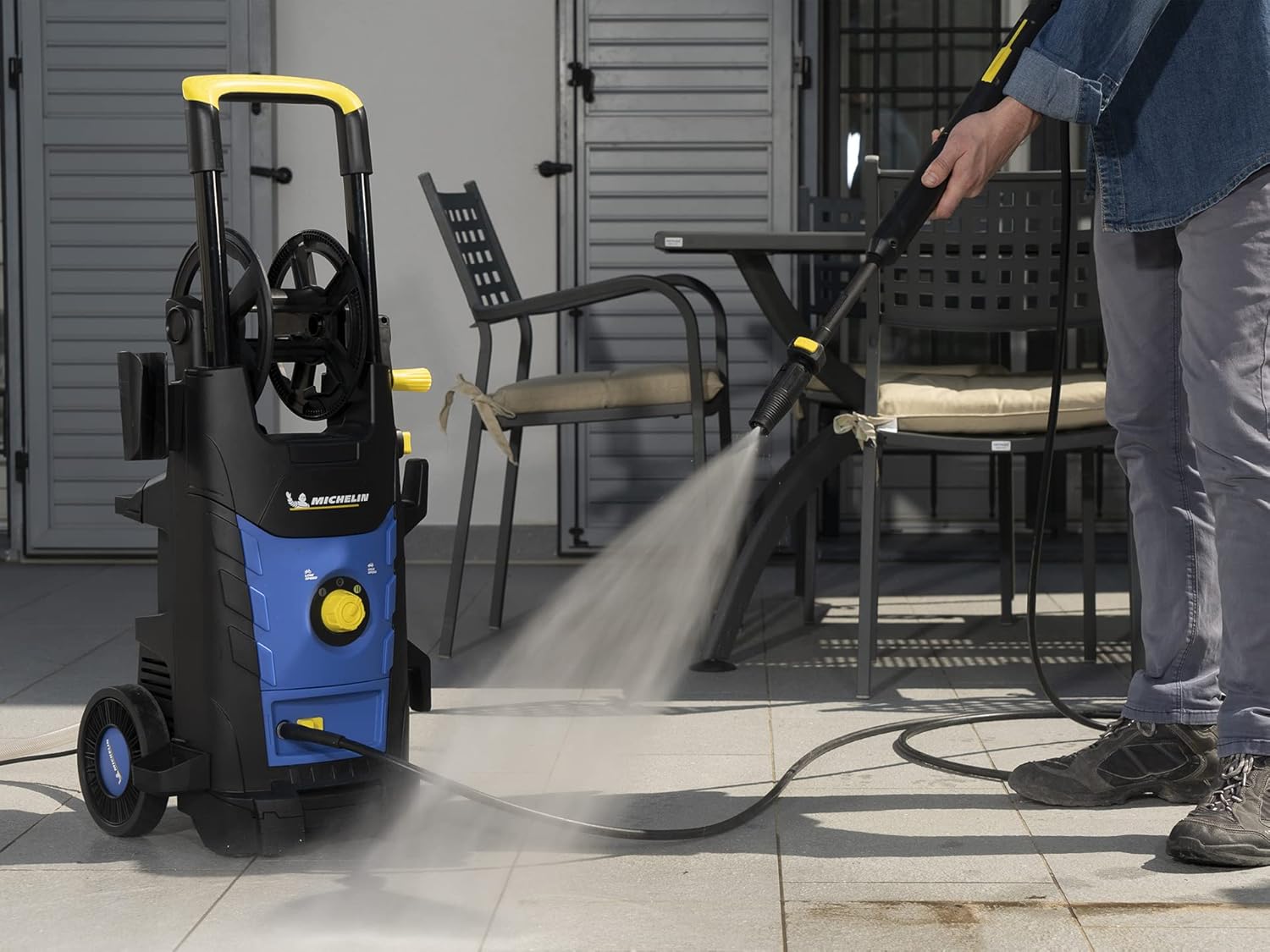 Idropulitrice Michelin MPX25EHDSP con sistema Double Speed (2500 W, 170 bar, 500 l/h)