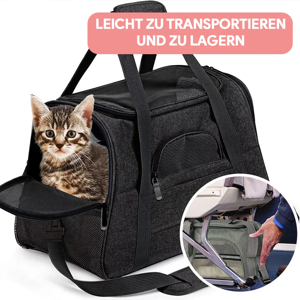 Robuste und Komfortable Transporttasche für Katzen – Ideal für Reisen und Ausflüge