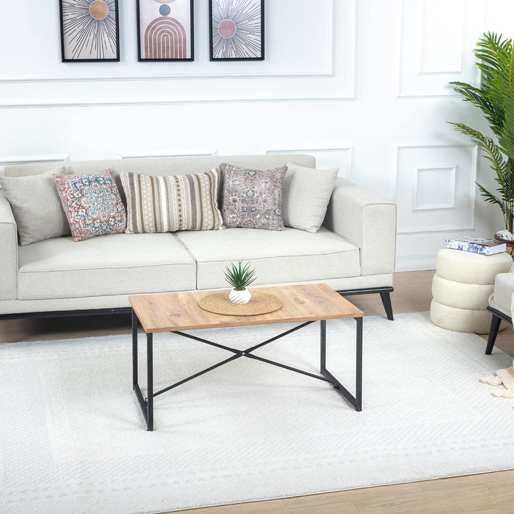 Surya Monaco Tappeto Soggiorno Boho, Grande Tappeto Camera da Letto 200x274 cm - Tappeto per Sala da Pranzo con Motivo Geometrico, Tappeto Soggiorno Moderno Scandinavo in Beige, Grigio Carbone
