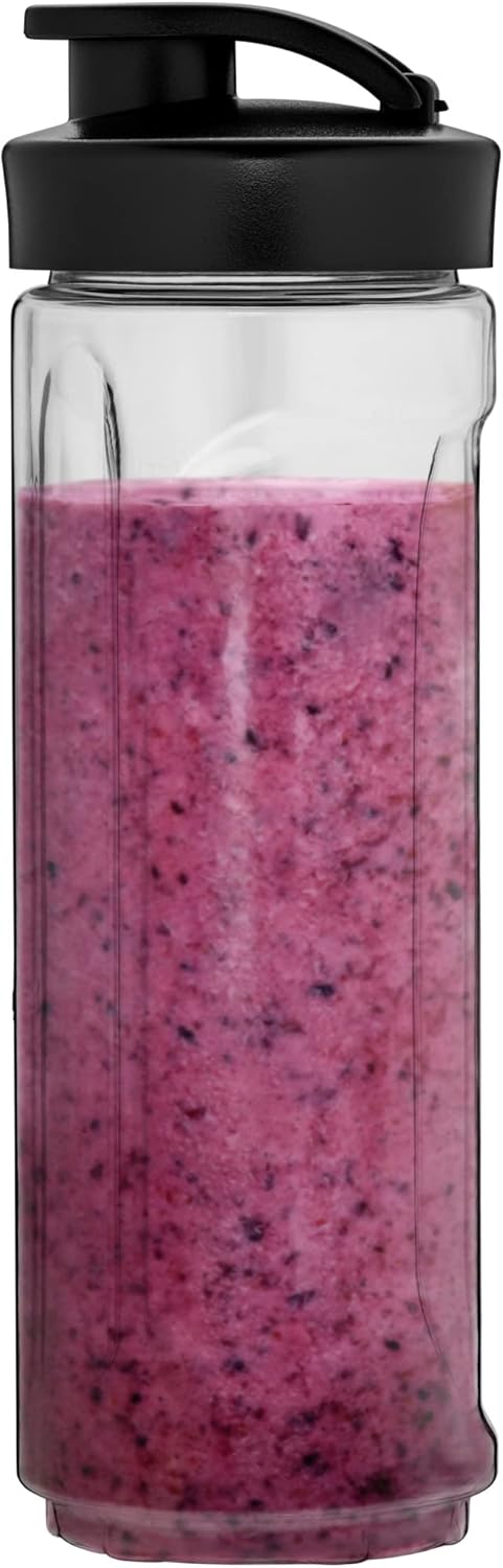WMF Kult X Mix & Go Mini Smoothie Maker, frullatore, blender elettrico & Gastroback 46110 Contenuto: 700, 1400, 2000ml e tubo per sottovuoto, plastica, Altro