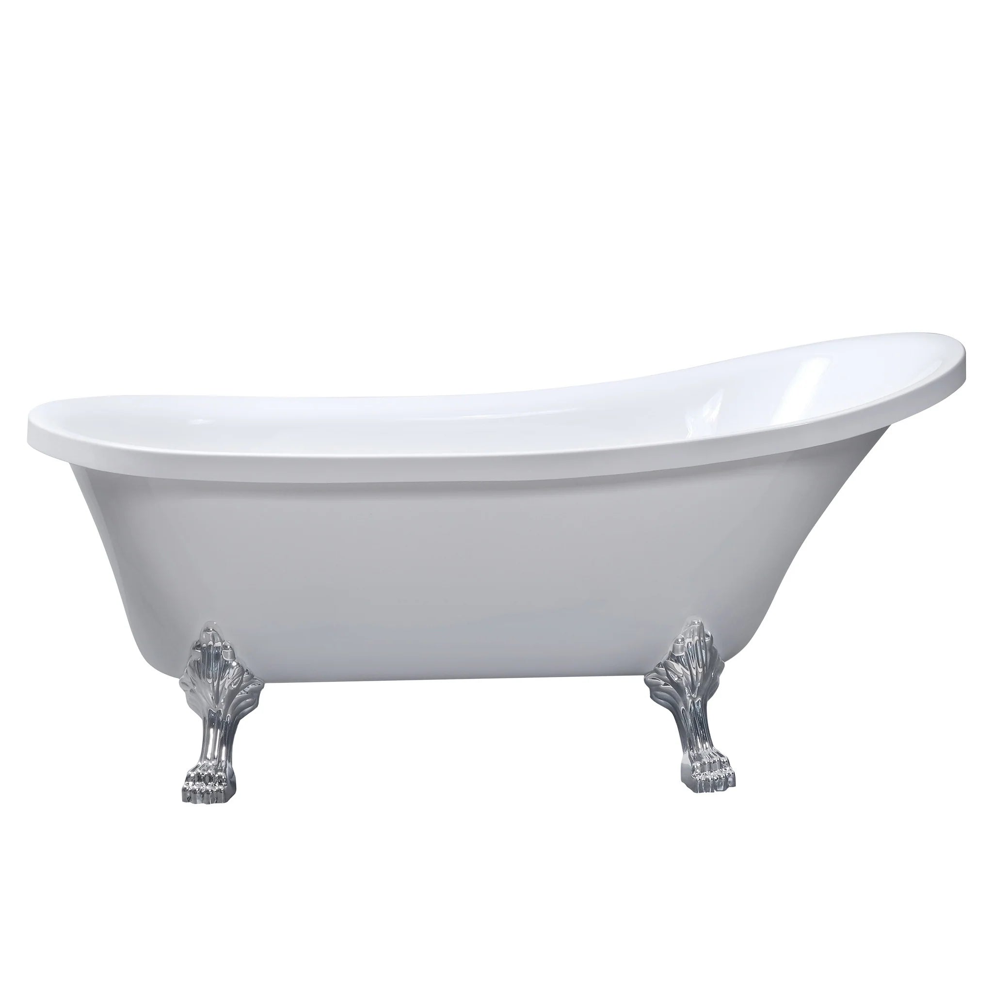 Lykke Vasca da bagno con piedini Nordic Deluxe 1500x750x710mm, Bianca