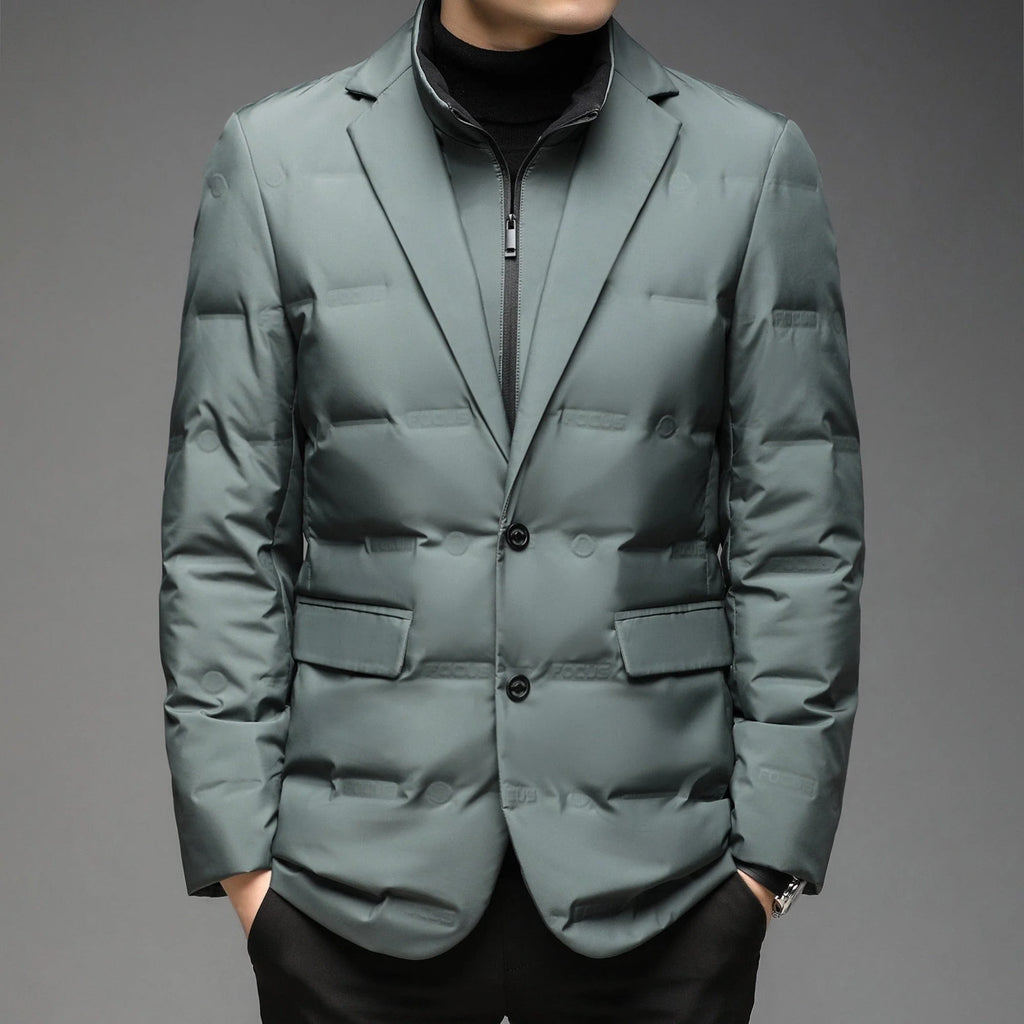 Lozenda - Elegant coat with zipper
