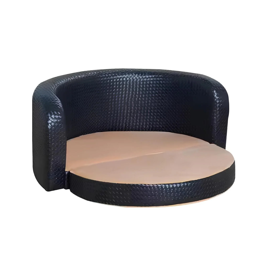 Elegante Hundeliege – Luxurises Hundebett aus Holz für stilvolle Ruhepausen