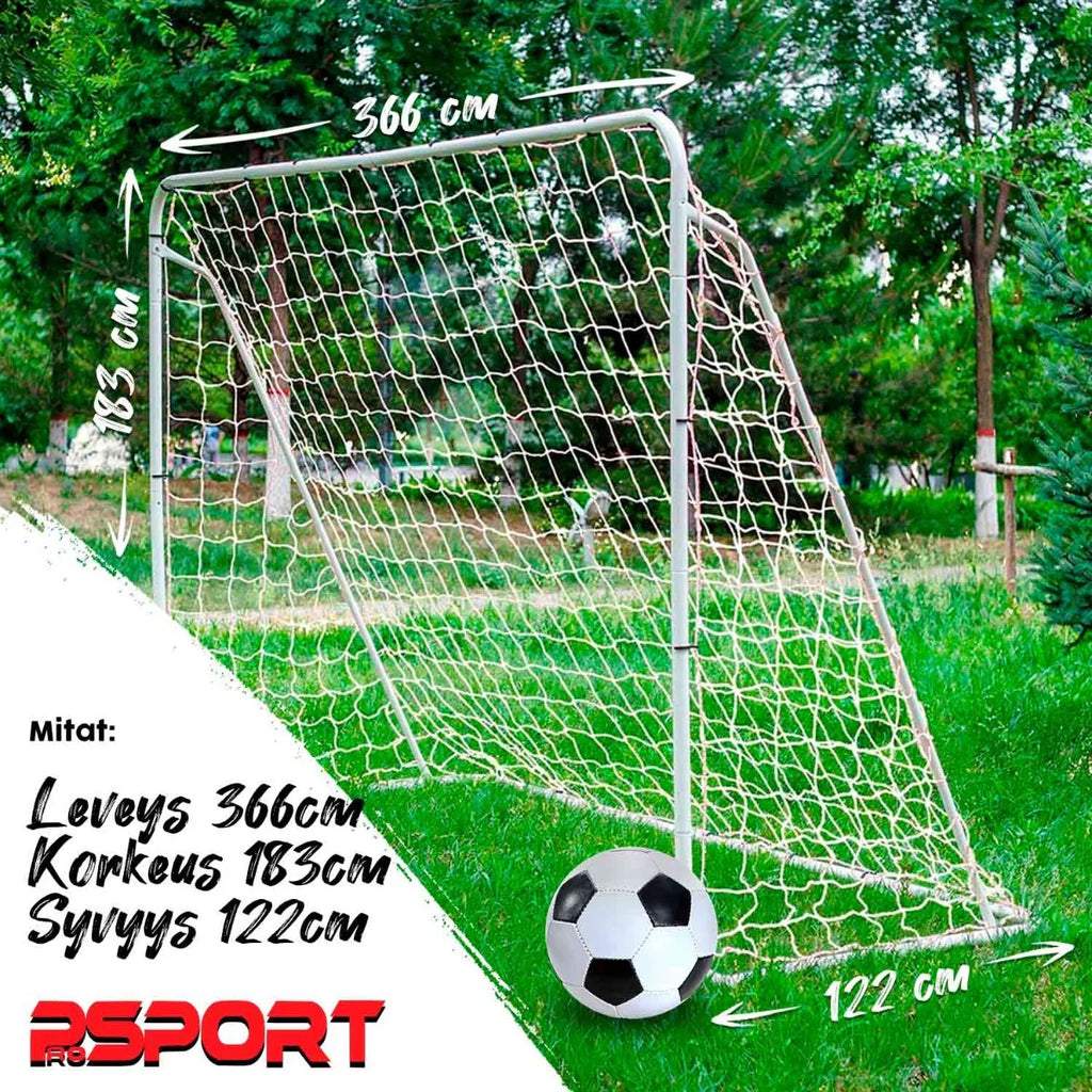 Prosport 2x Porta da calcio ufficiale 366 x 183 cm