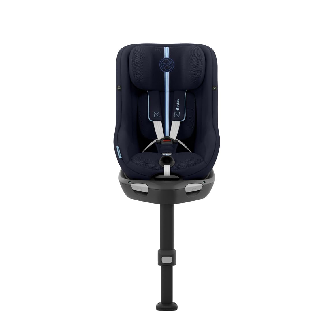 Seggiolino auto CYBEX Gold Sirona Gi i-Size Plus con base, Da 3 mesi a 4 anni circa (Dalla nascita con inserto per neonati), Max. 20 kg, 61-105 cm (Da 40 cm con inserto per neonati), Stormy Blue