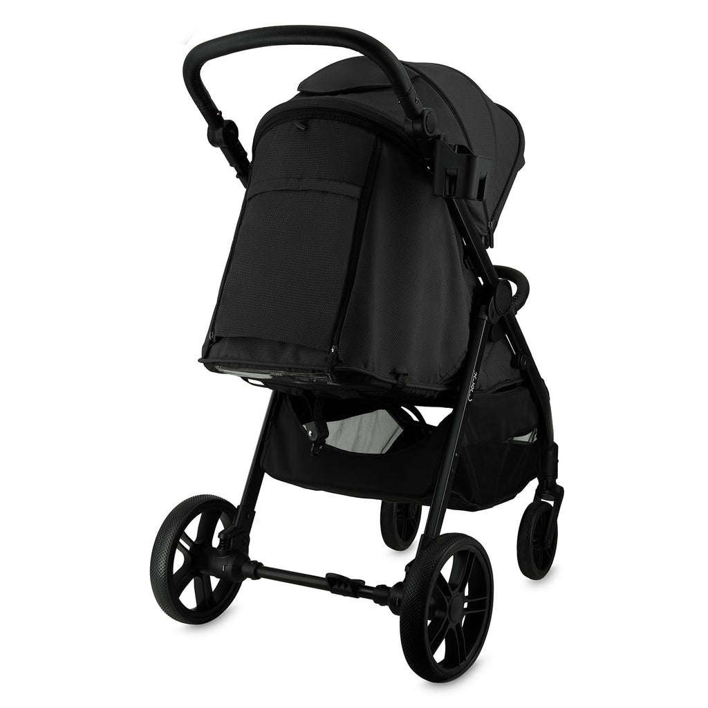 MoMi Passeggino CLARA, Passeggino dai 6 mesi in su, fino a 22 kg di peso corporeo, cintura di sicurezza a 5 punti, sacco coprigambe, portabicchieri, cestino della spesa, borsa per il cambio, zanzariera e parapioggia