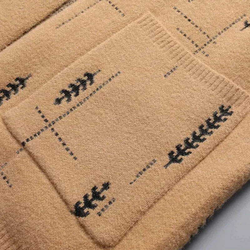 Cardigan da uomo a fantasia