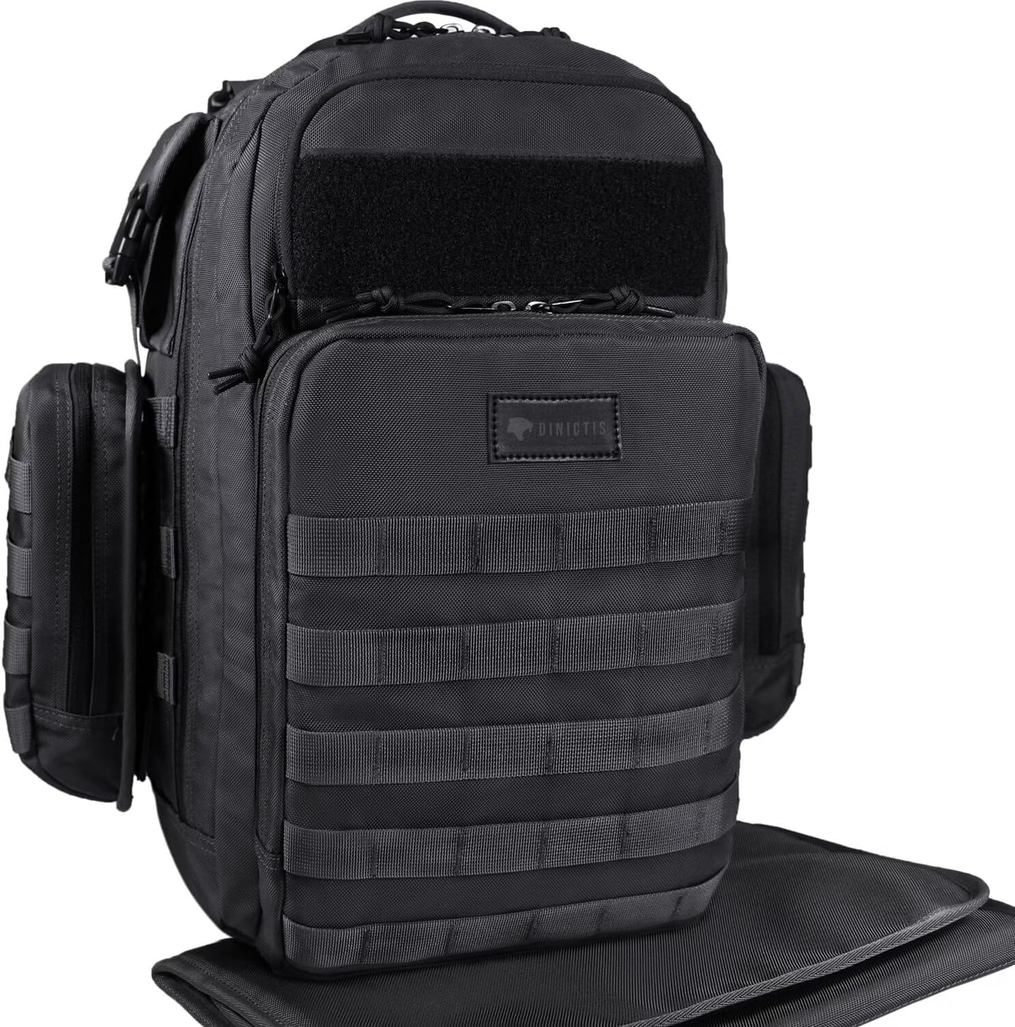 Borsa per pannolini Dinictis Dad, zaino fasciatoio da uomo con fasciatoio, zaino fasciatoio militare