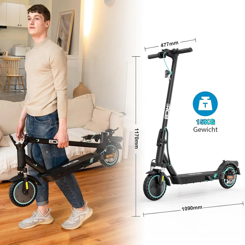 Monopattino Elettrico RCB EV85F ABE | Motore 400W, Batteria 36V