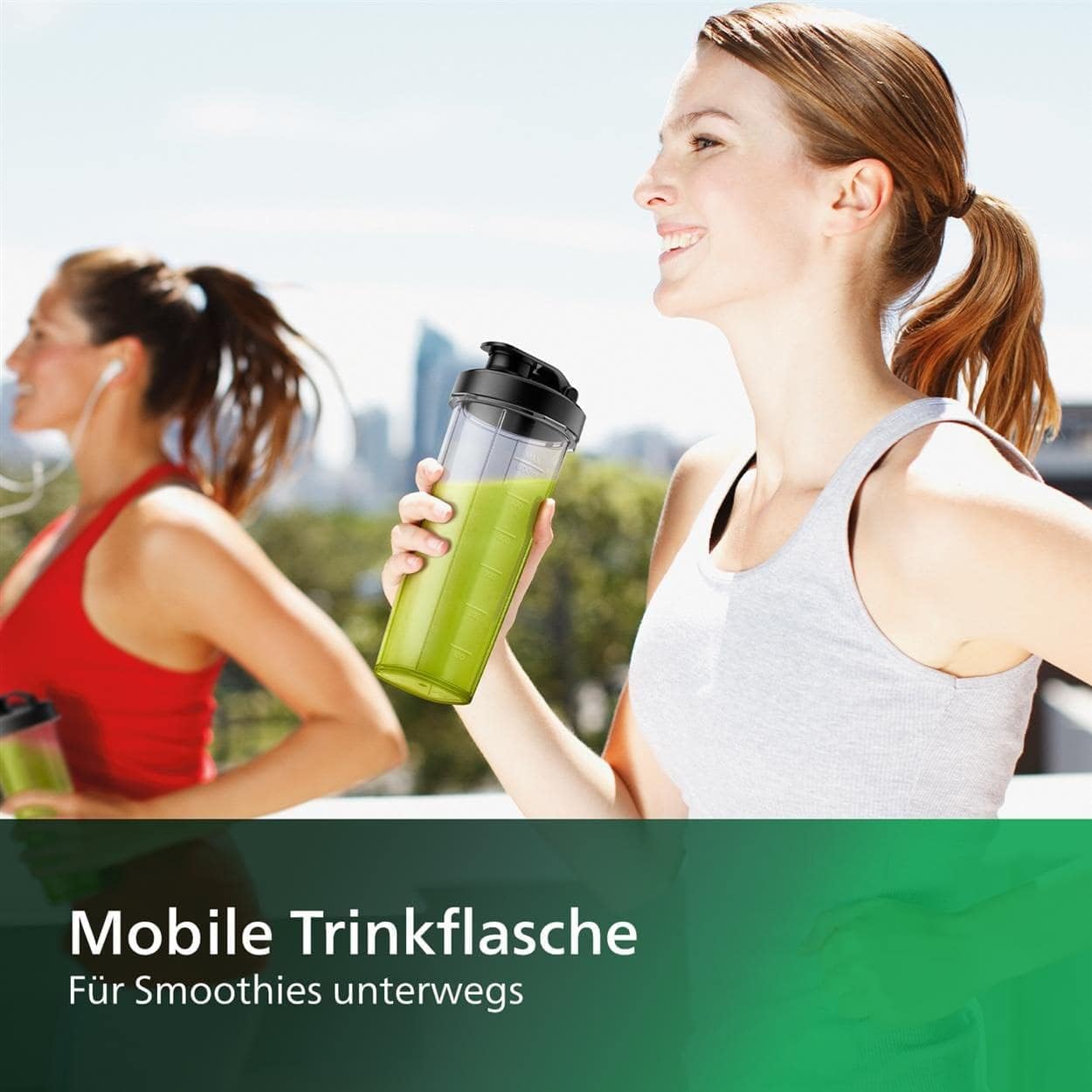 Philips Frullatore e Smoothie Maker – 600W, caraffa da 2 litri, app con ricette, 2 velocità + funzione Pulse, ProBlend, funzione tritaghiaccio (HR2291/41)