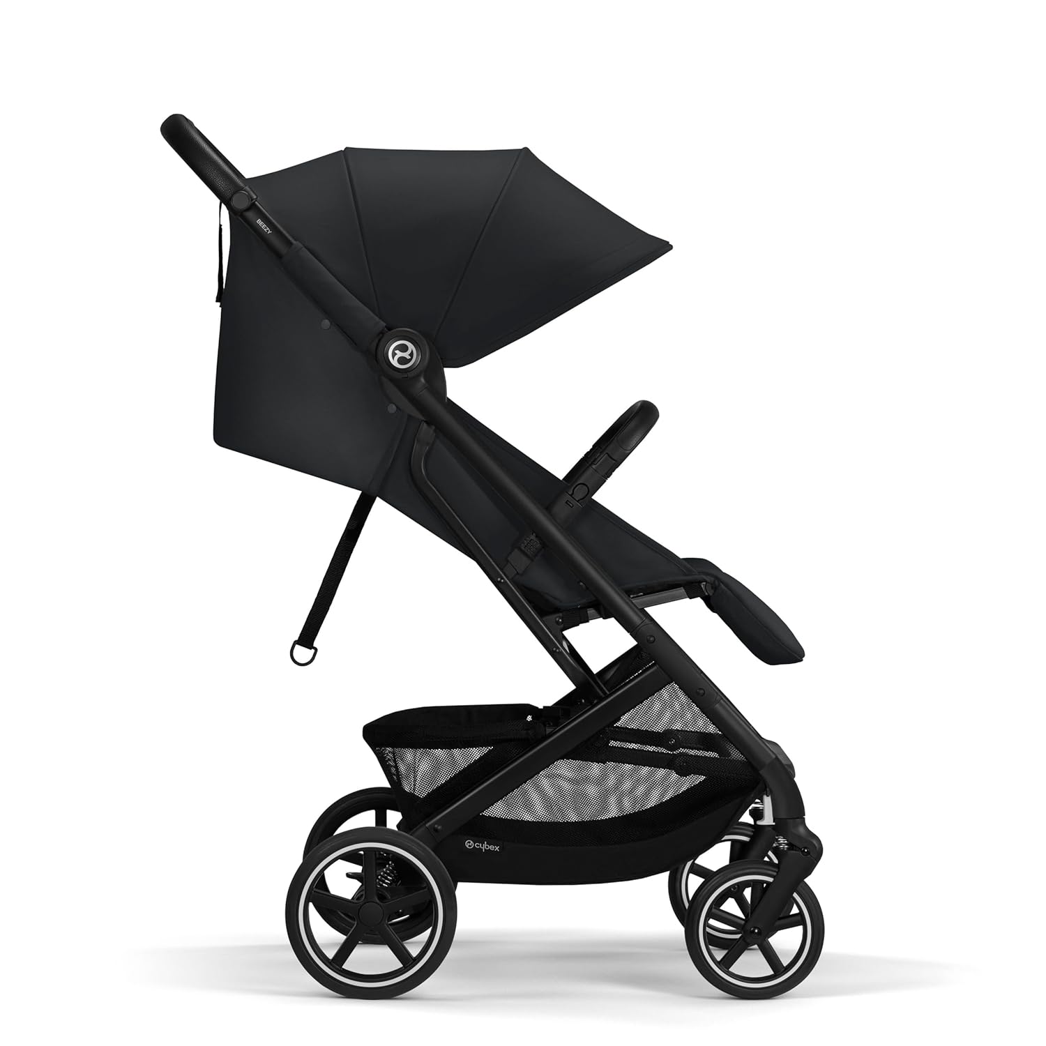 Passeggino Cybex Gold Beezy con cinture One-Pull, dalla nascita fino a 4 anni circa (max. 22 kg), compatto ed ergonomico, Almond Beige (Beige con telaio nero)