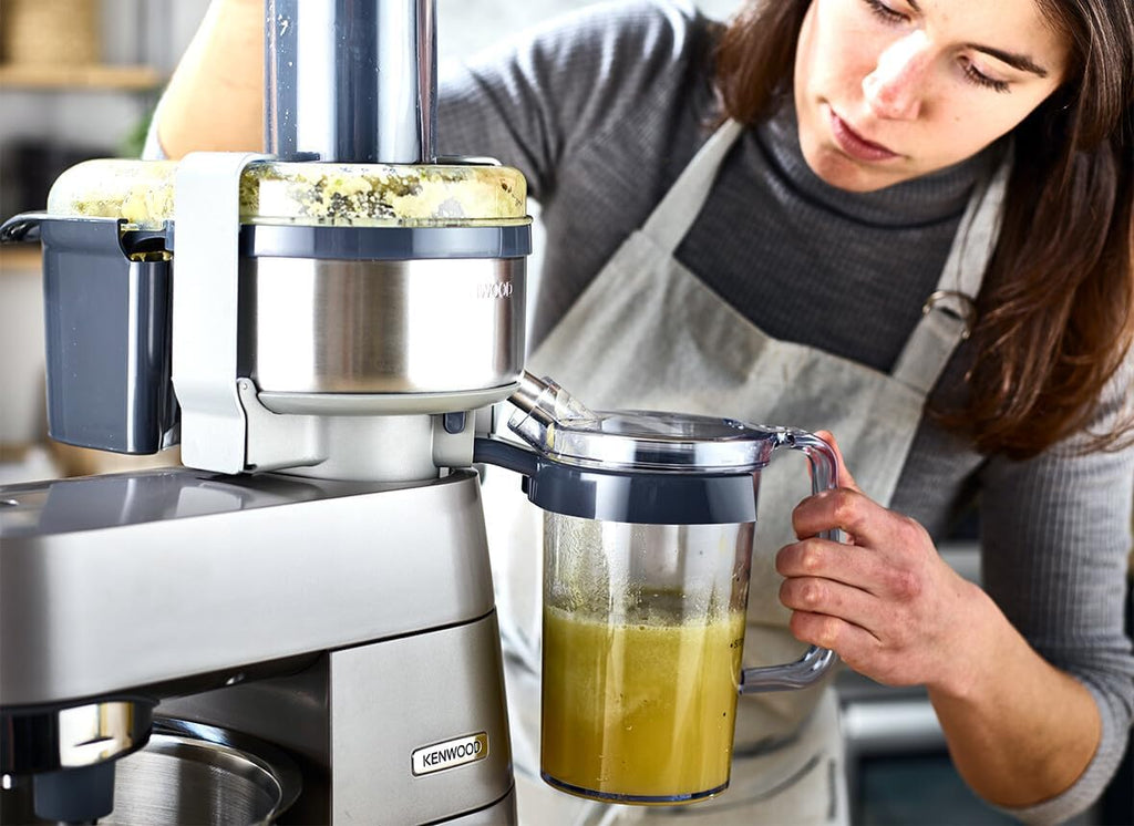 Kenwood Spremiagrumi Profi AT641 per impastatrice planetaria Cooking Chef KM 070, aspetto acciaio inox, 20 x 27 x 31 cm